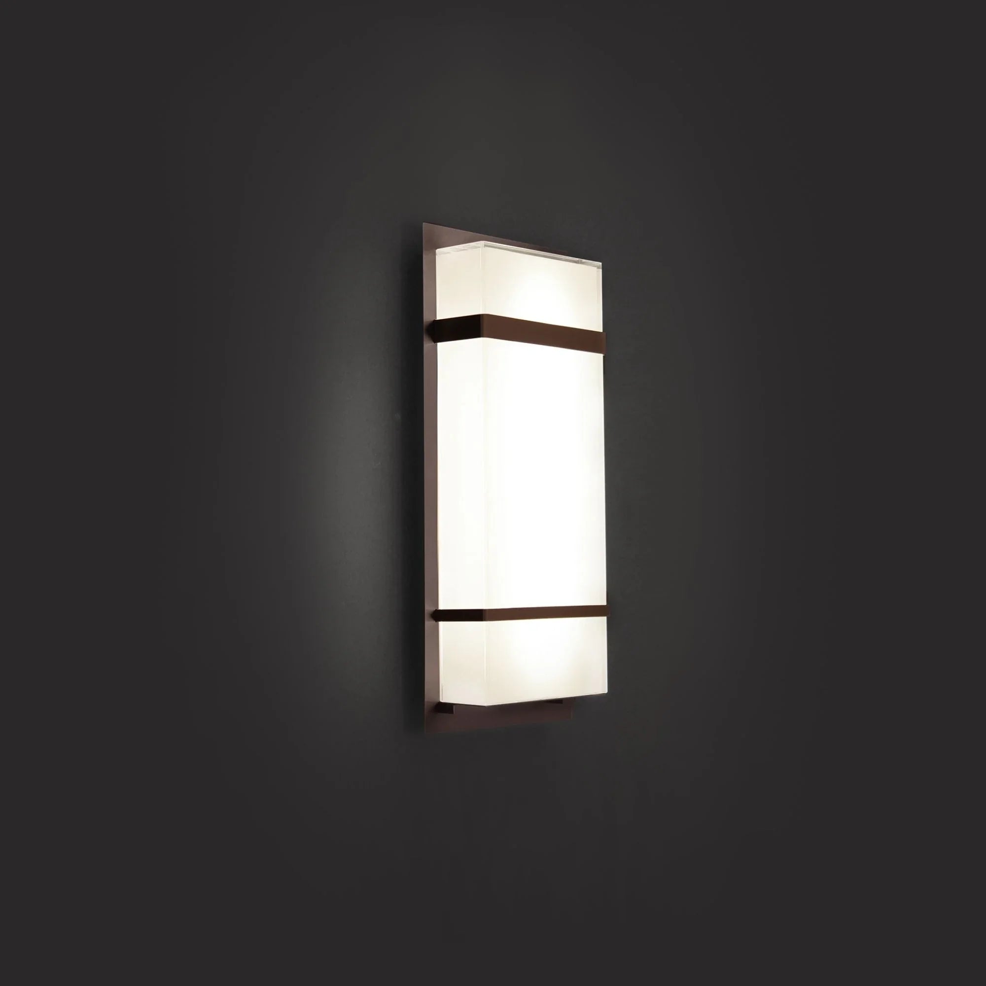 Phantom 16" LED Outdoor Wall Sconce, Bronze Finish
