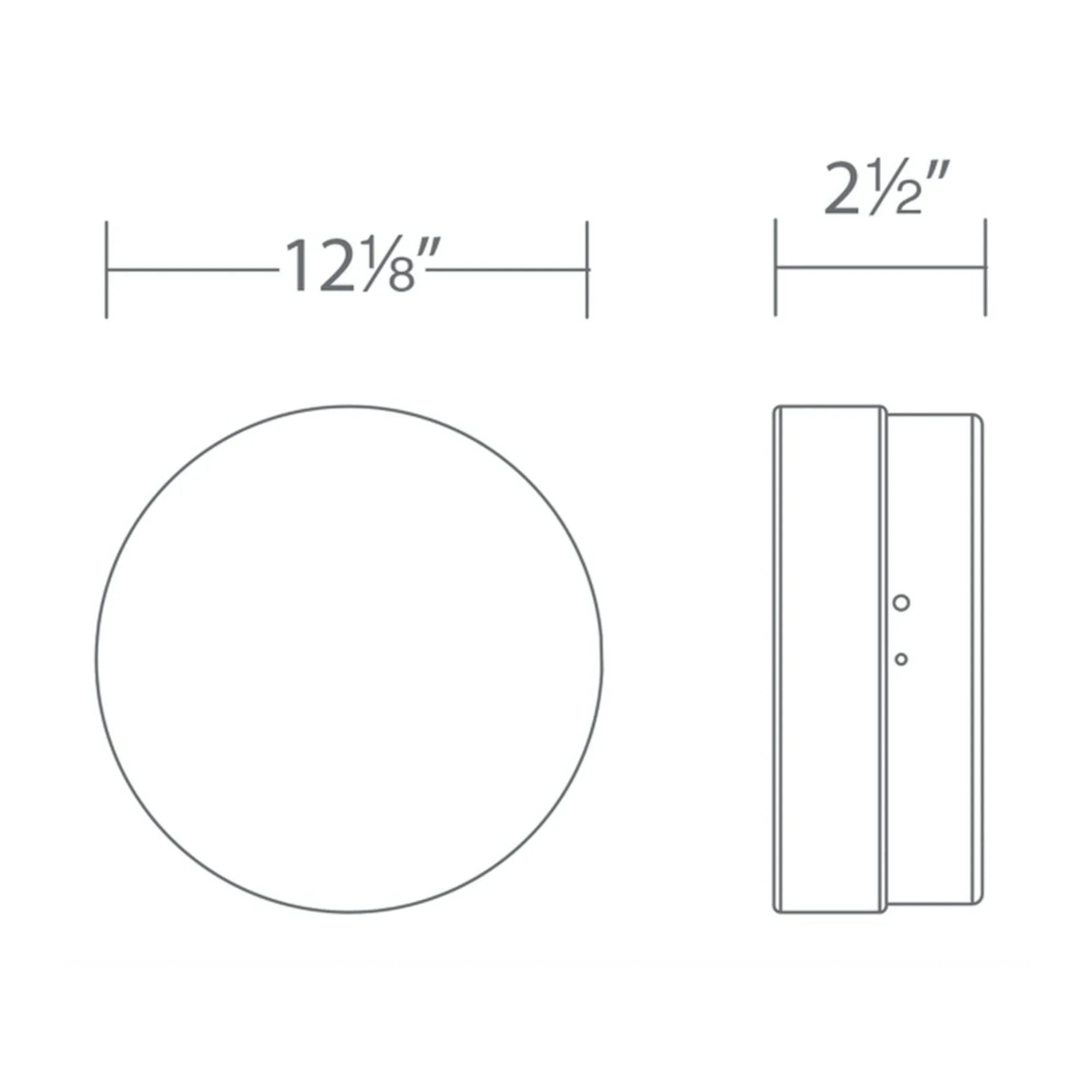 Modern Forms - Pi 12" LED Outdoor Flush Mount, 3000K, Stainless Steel Finish | Bees Lighting