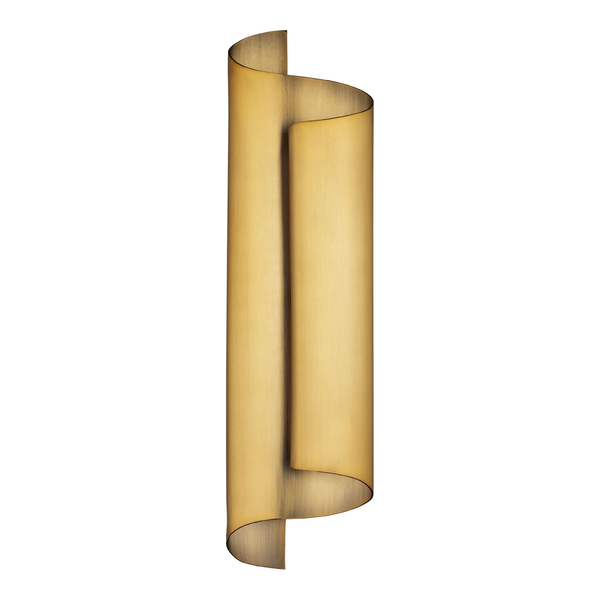 Pirouette 24" LED Wall Sconce, 3000K, Aged Brass Finish