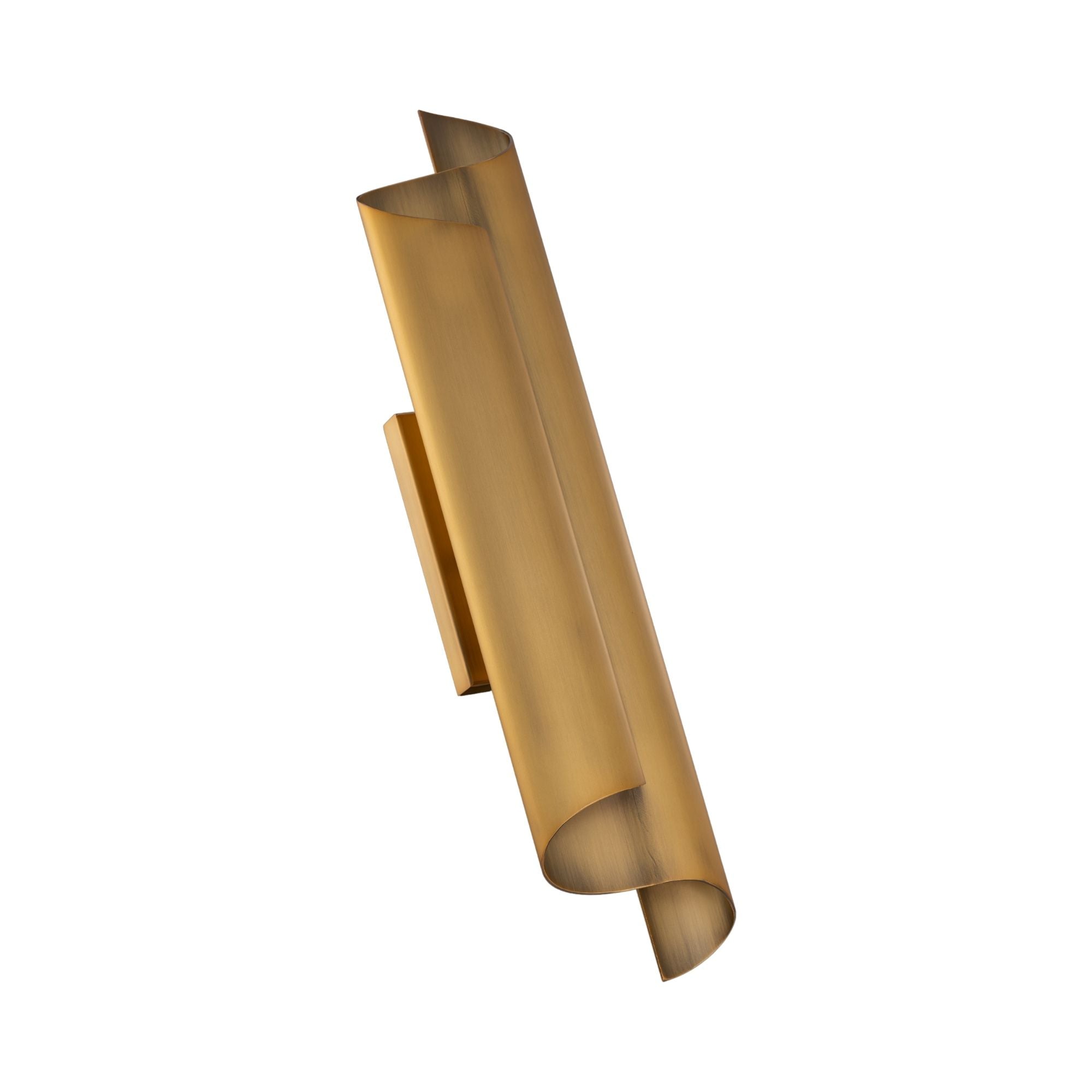 Pirouette 24" LED Wall Sconce, 3000K, Aged Brass Finish