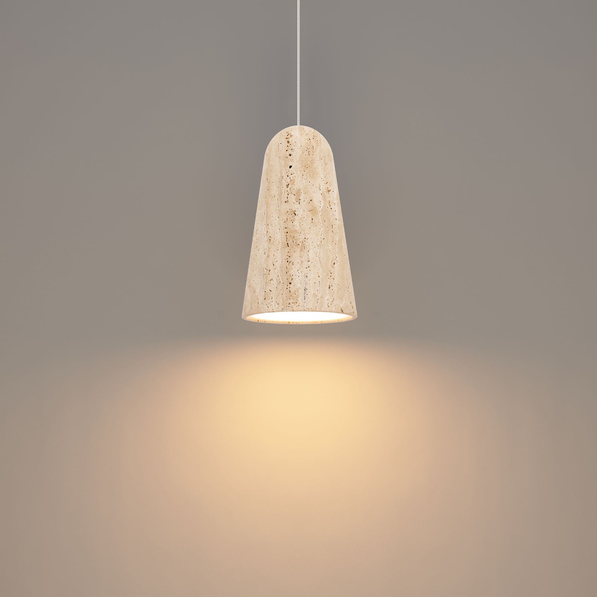 Pompeii 11" LED Pendant Light, Selectable CCT, Aged Brass Finish
