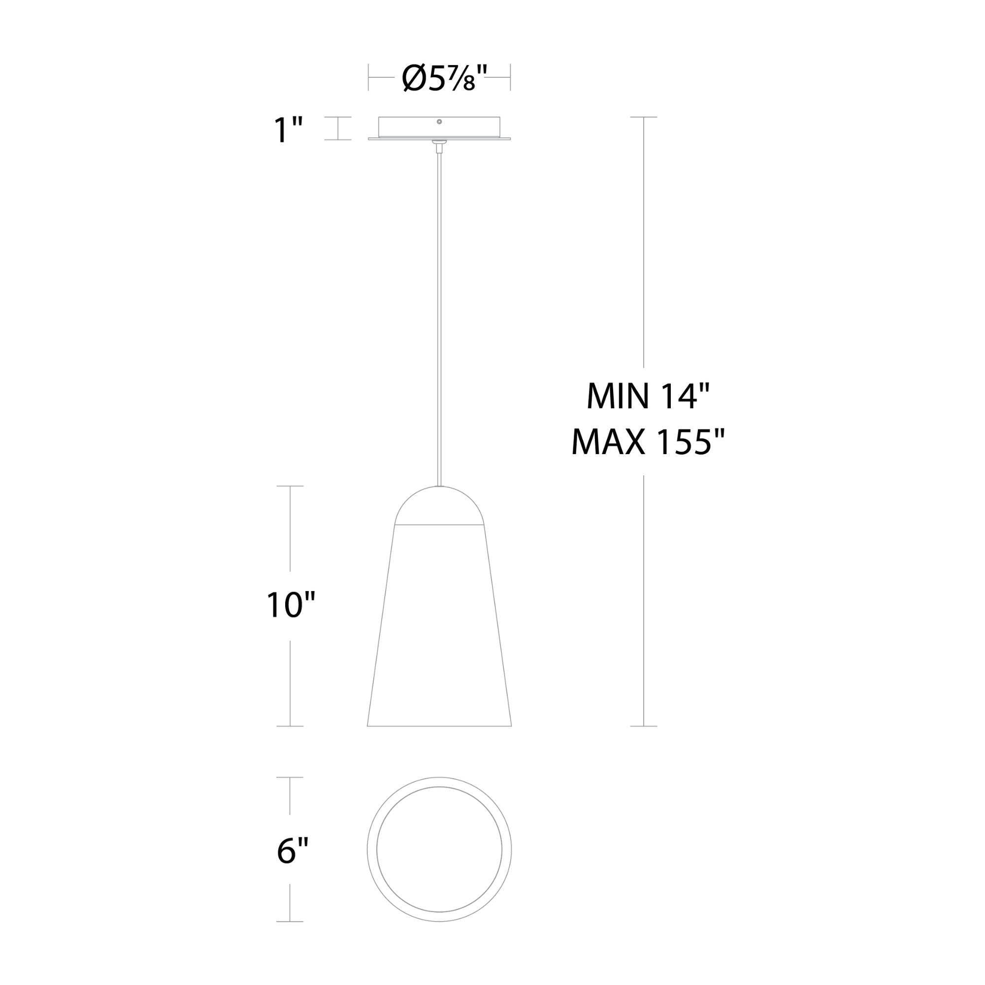 Pompeii 11" LED Pendant Light, Selectable CCT, Aged Brass Finish