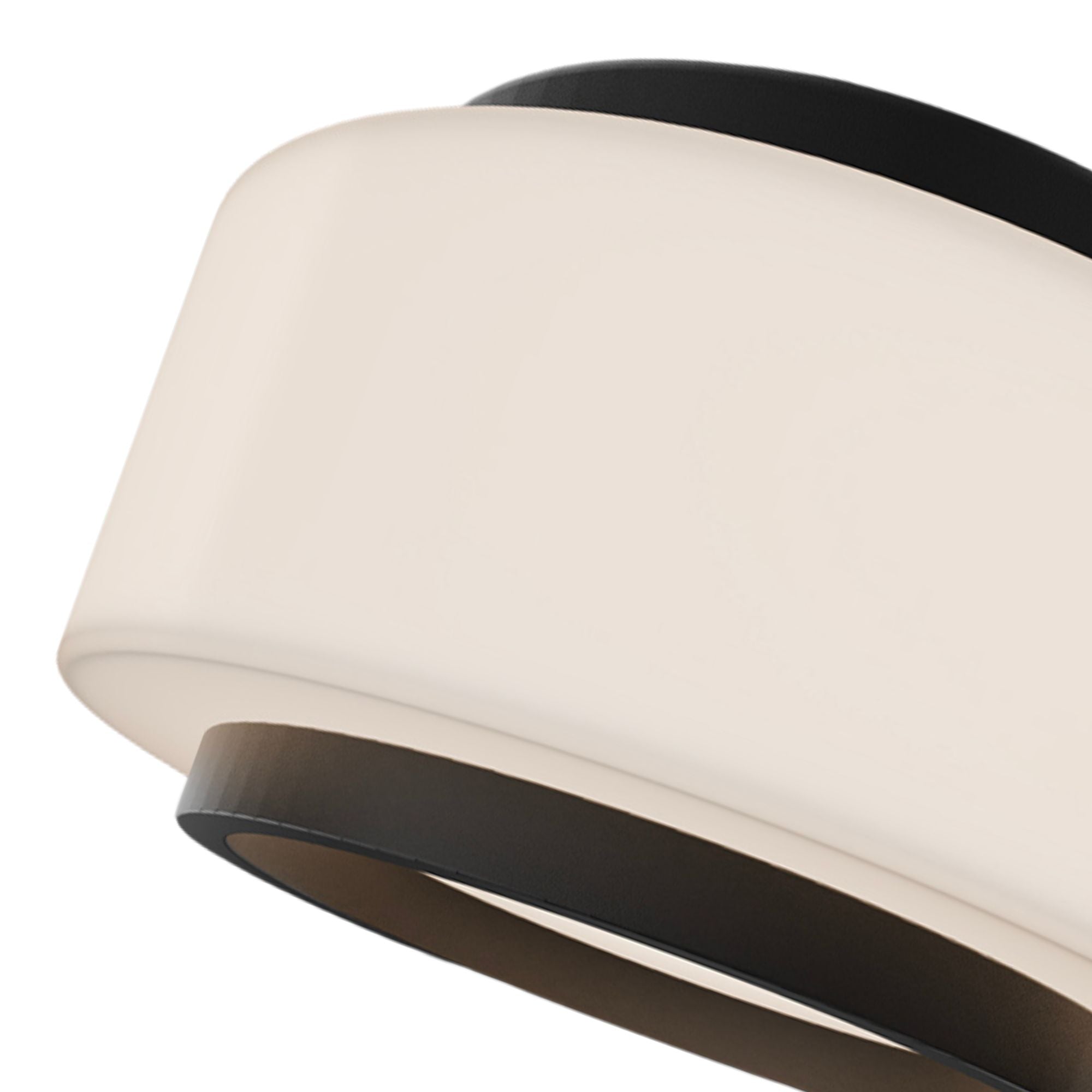 Preston 8" LED Flush Mount, 4CCT, Black Finish