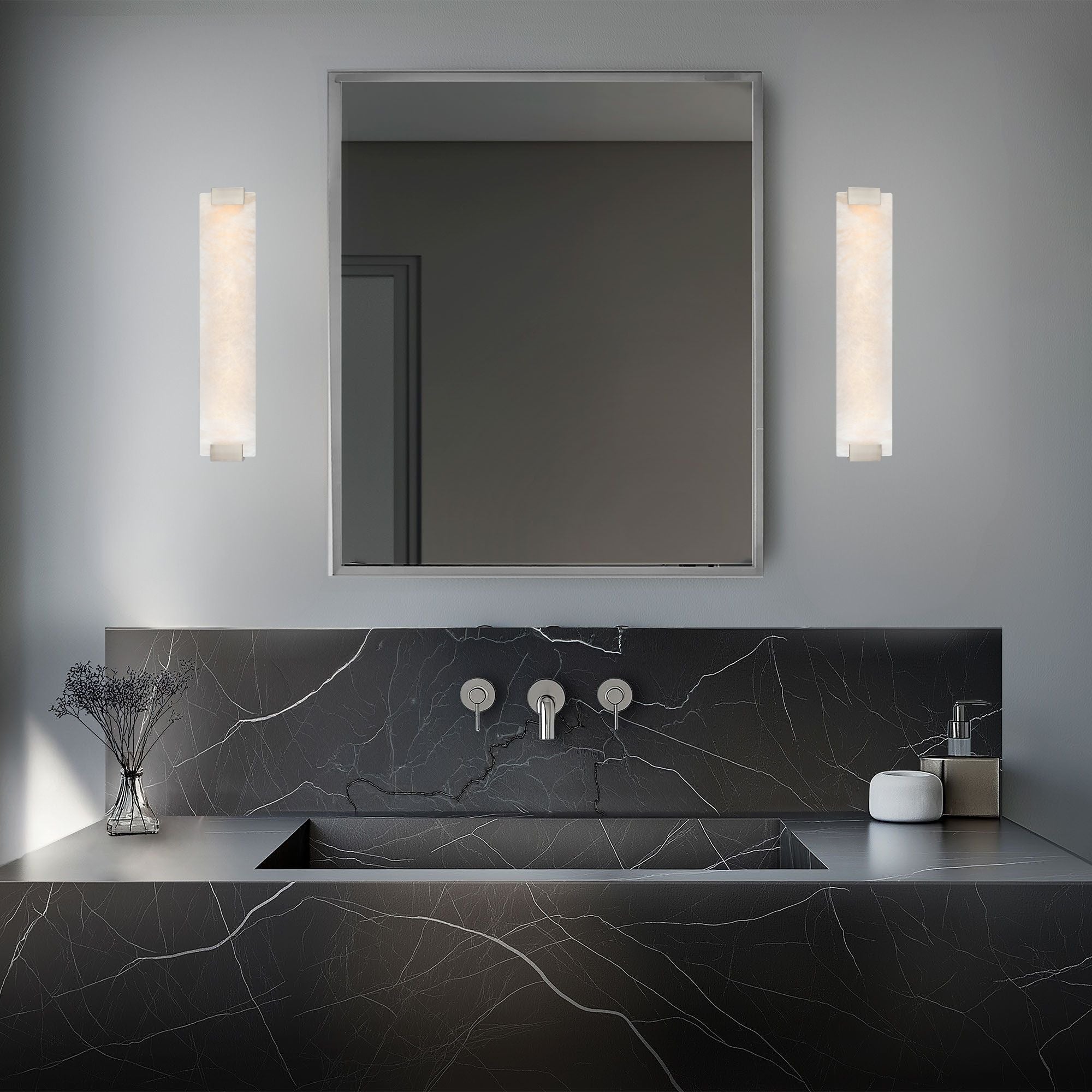 Quarry 18" LED Bath & Vanity Light, Brushed Nickel Finish