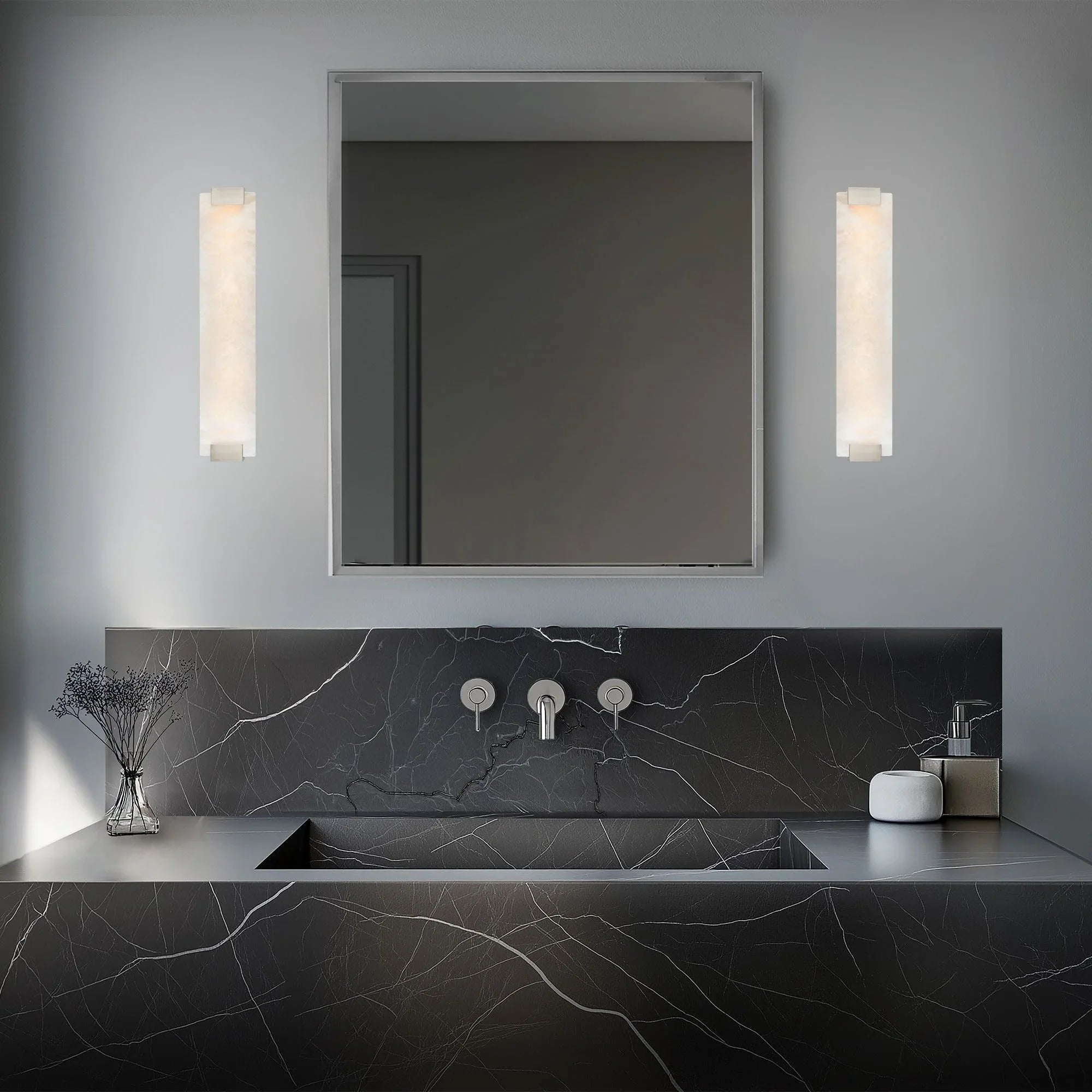 Quarry 28" LED Bath & Vanity Light, Brushed Nickel Finish