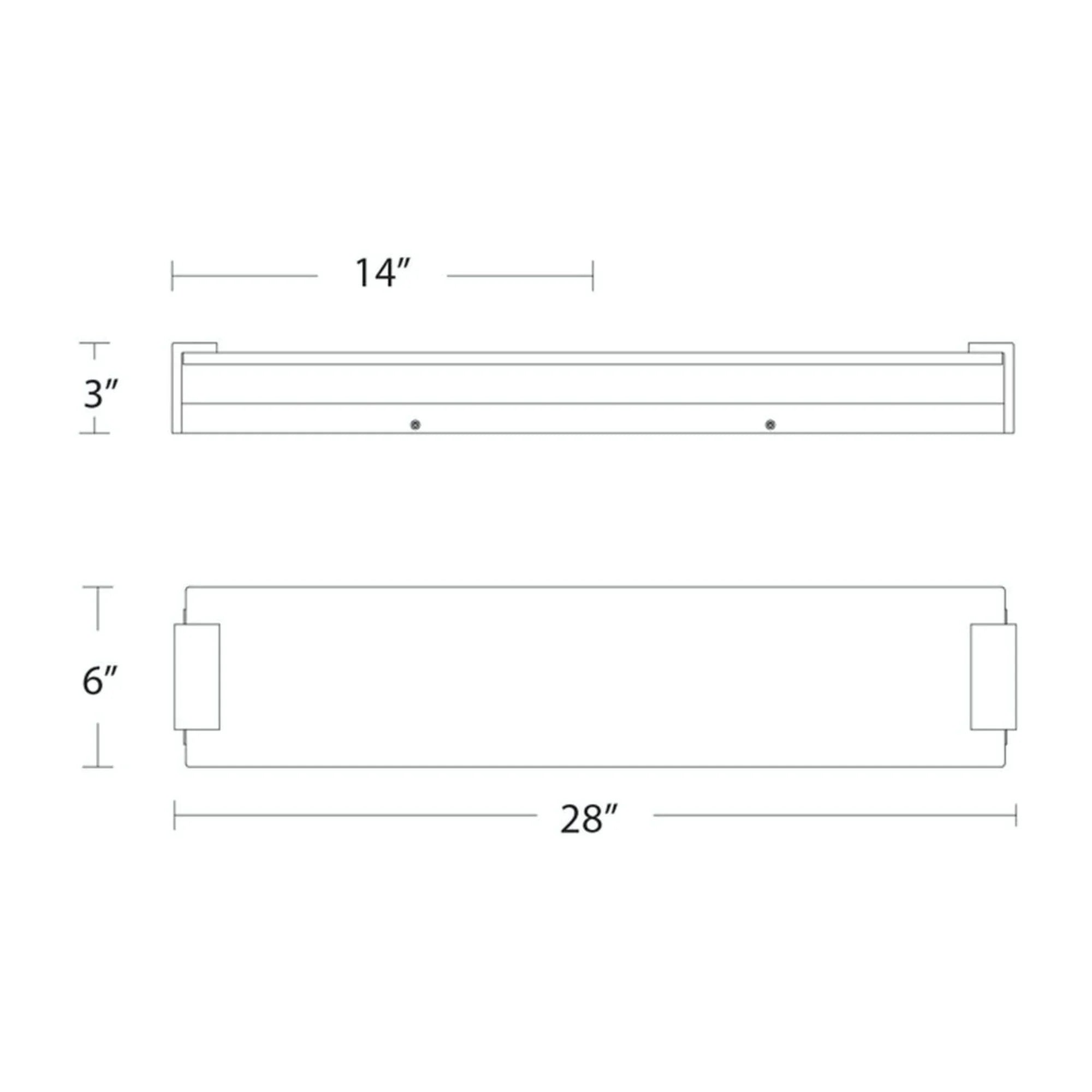 Quarry 28" LED Bath & Vanity Light, Brushed Nickel Finish