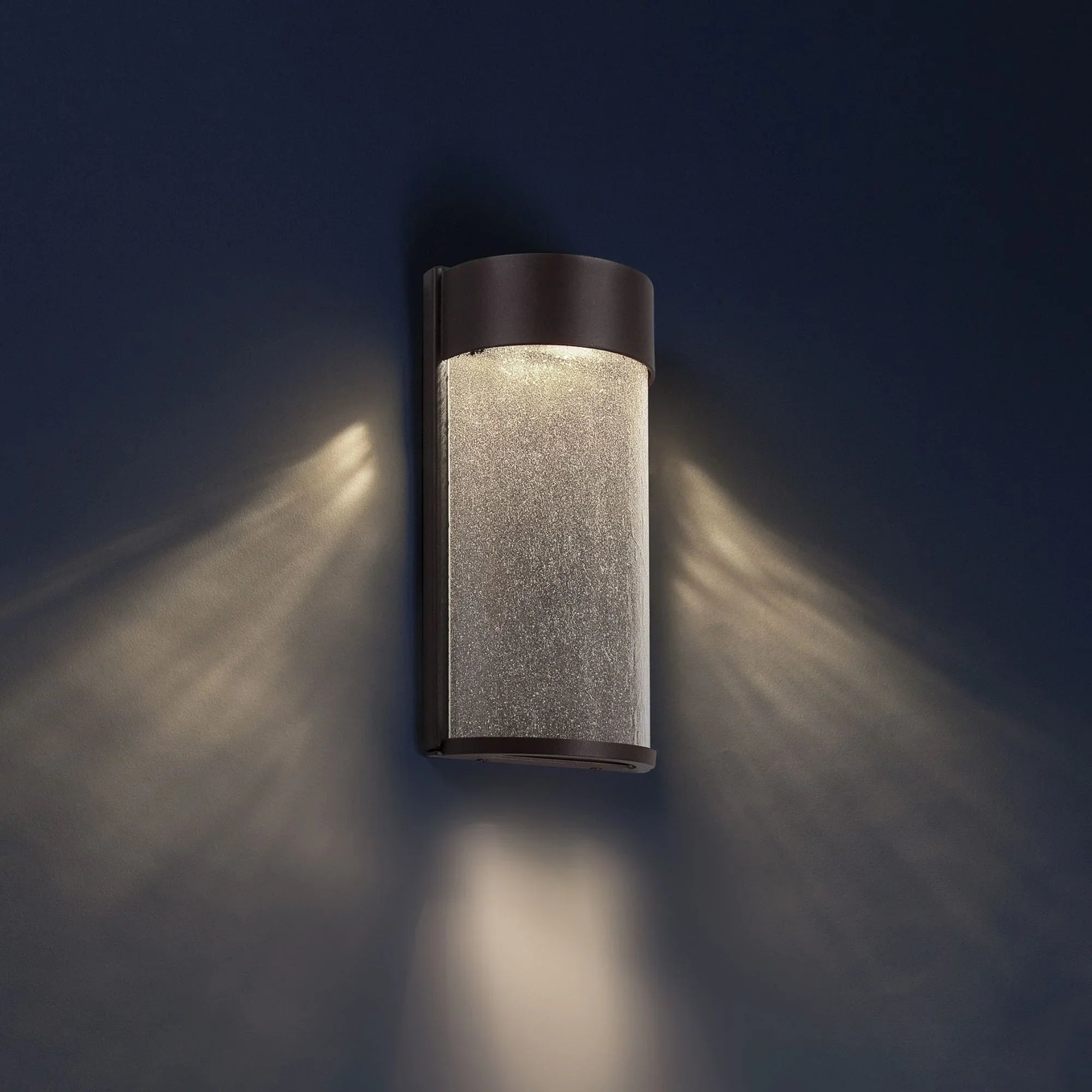 Rain 12" LED Outdoor Wall Sconce, Bronze Finish