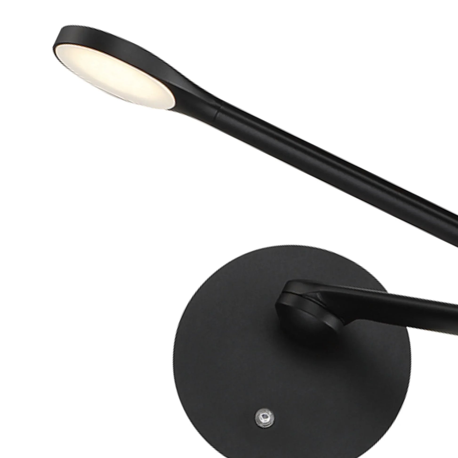 Modern Forms - Reflex 24" LED Swing Arm Light, Black Finish | Bees Lighting