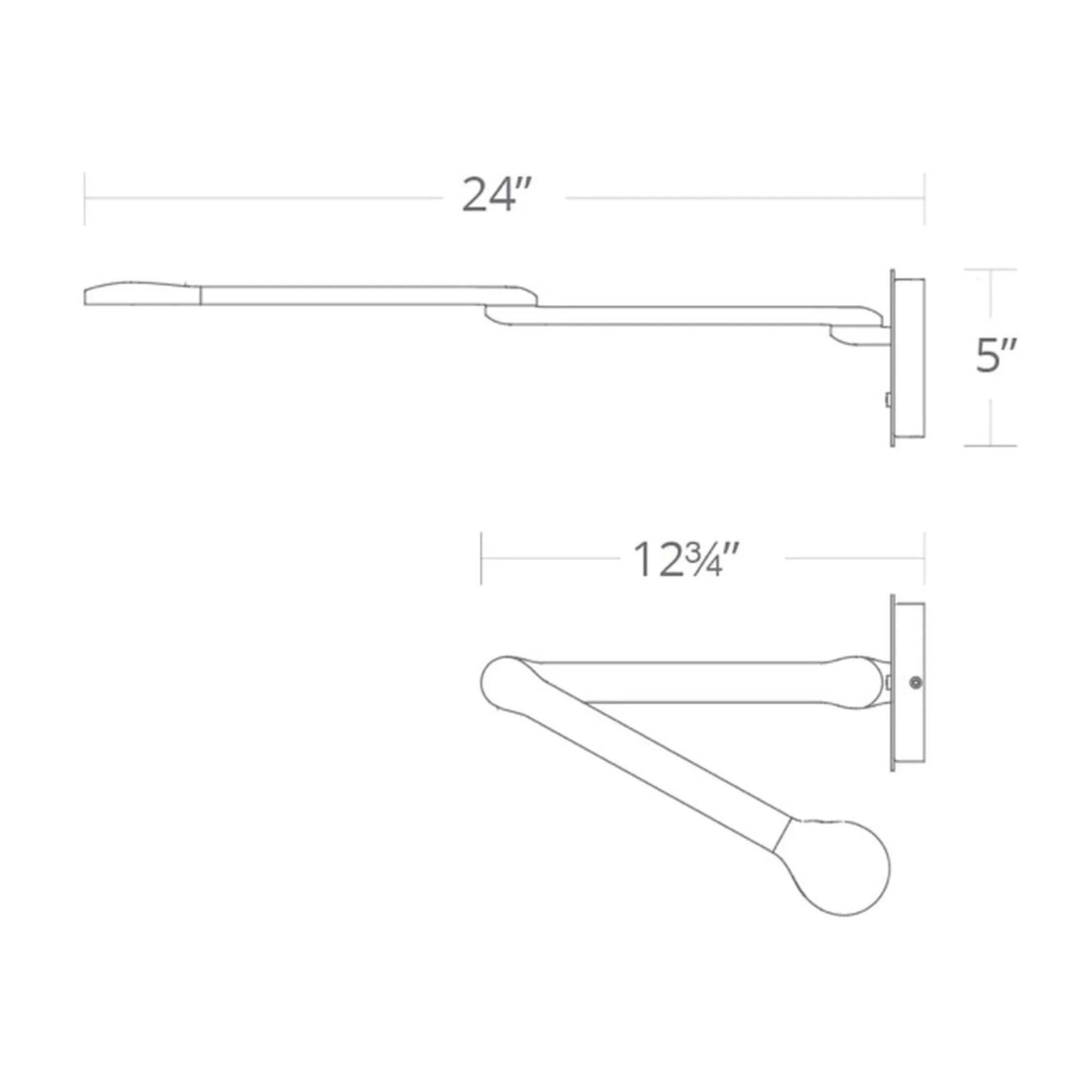 Modern Forms - Reflex 24" LED Wall Sconce, Brushed Nickel Finish | Bees Lighting