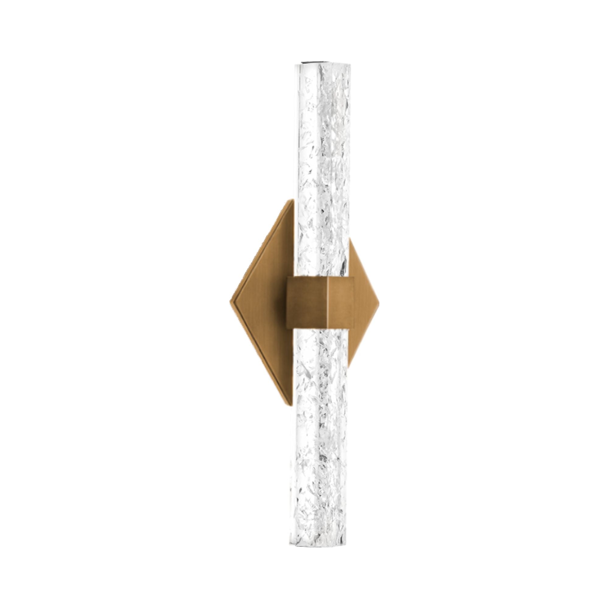 Regal 18" LED Bath Light, Aged Brass Finish