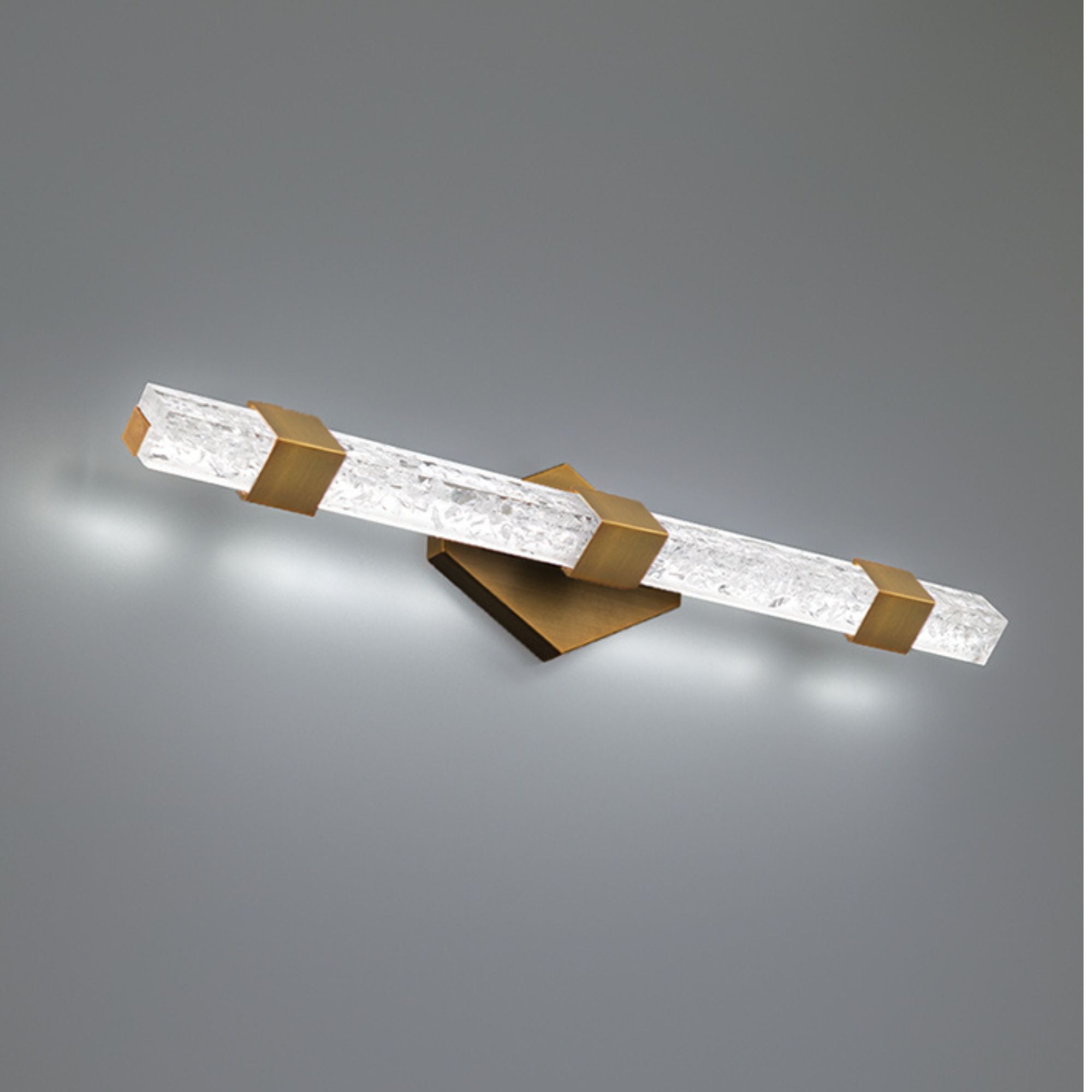 Regal 28" LED Bath Light, Aged Brass Finish