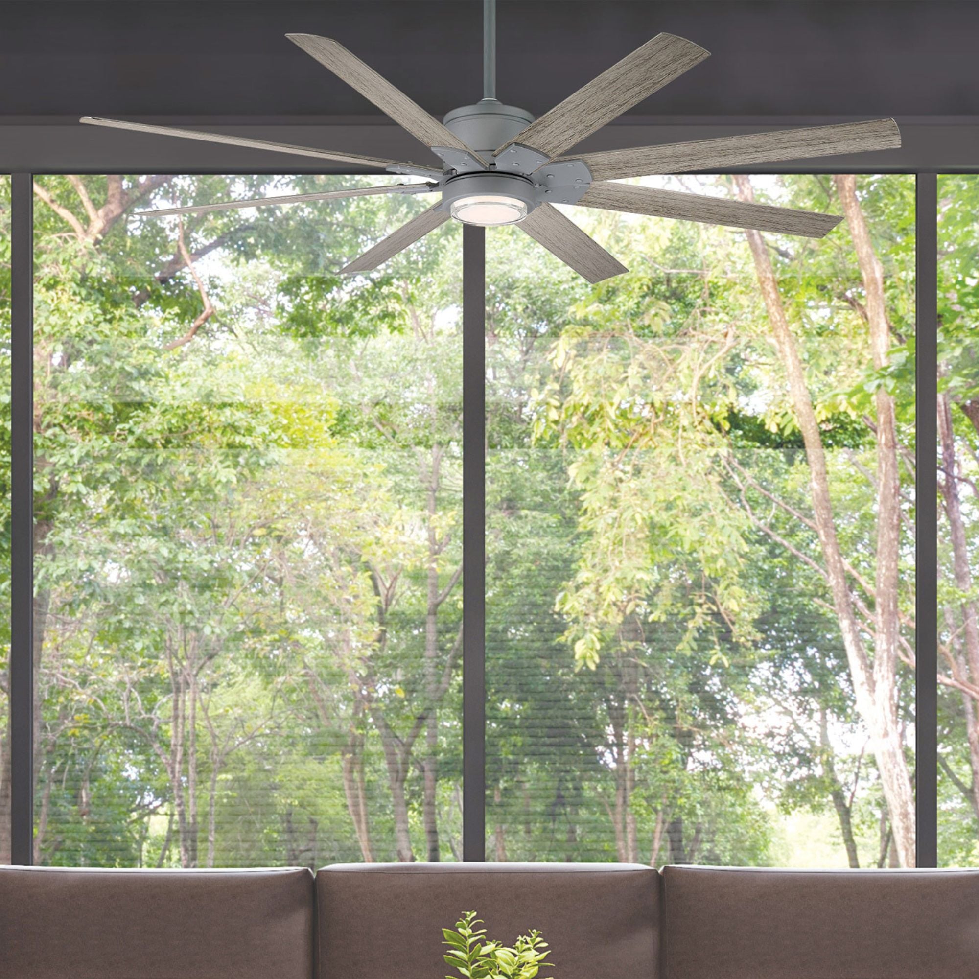 Renegade 52" Graphite LED Smart Windmill Ceiling Fan