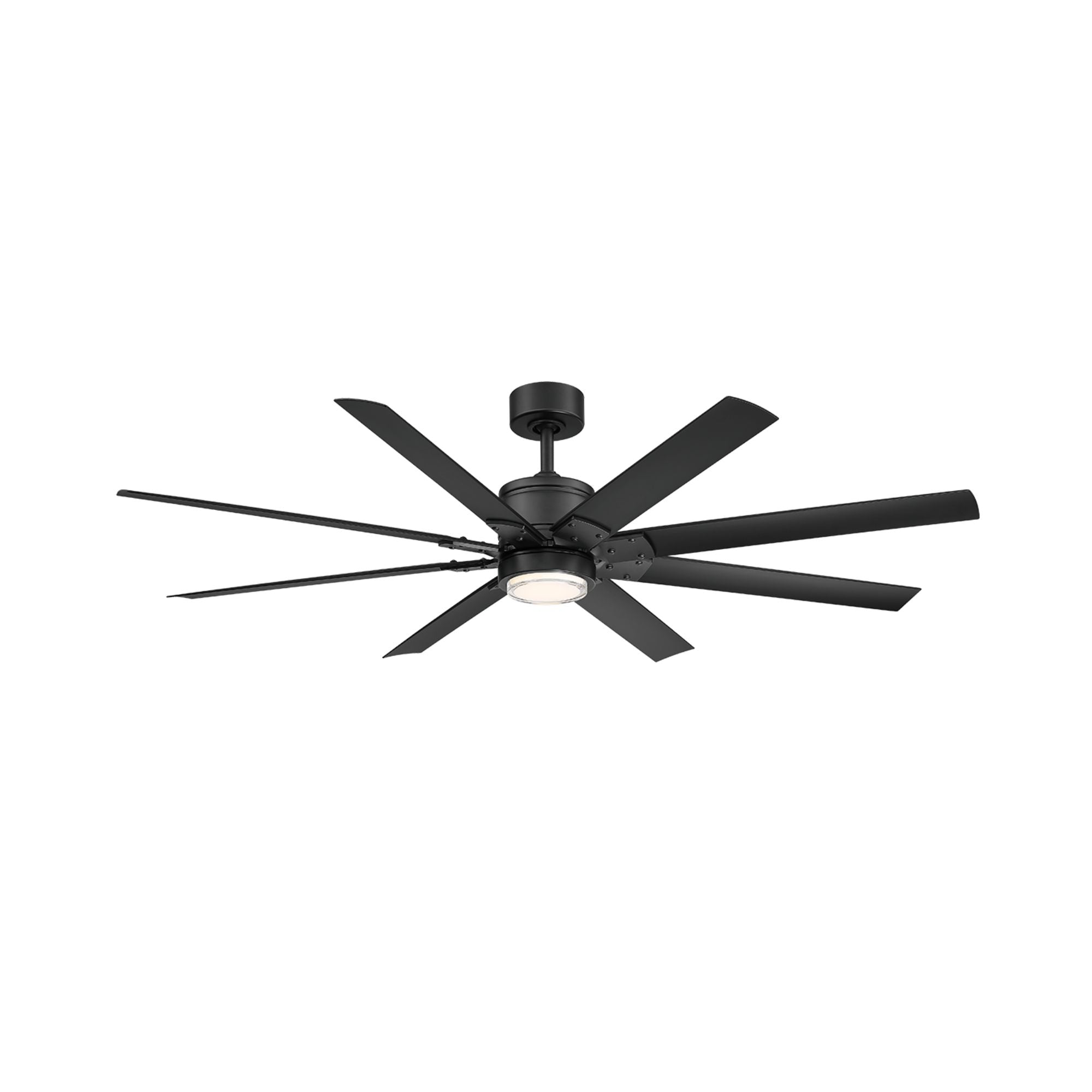 Renegade 66" Black LED Smart Windmill Ceiling Fan
