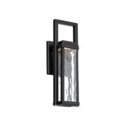 Revere 15" LED Outdoor Wall Sconce, Black Finish - Bees Lighting