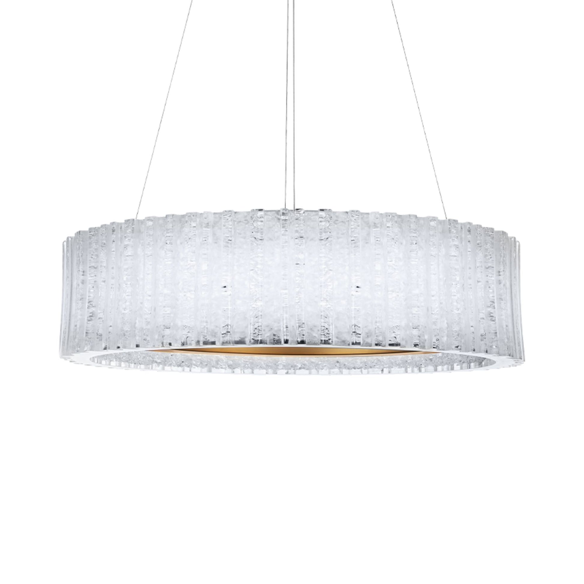 Rhiannon 28" LED Chandelier, Aged Brass Finish - Bees Lighting