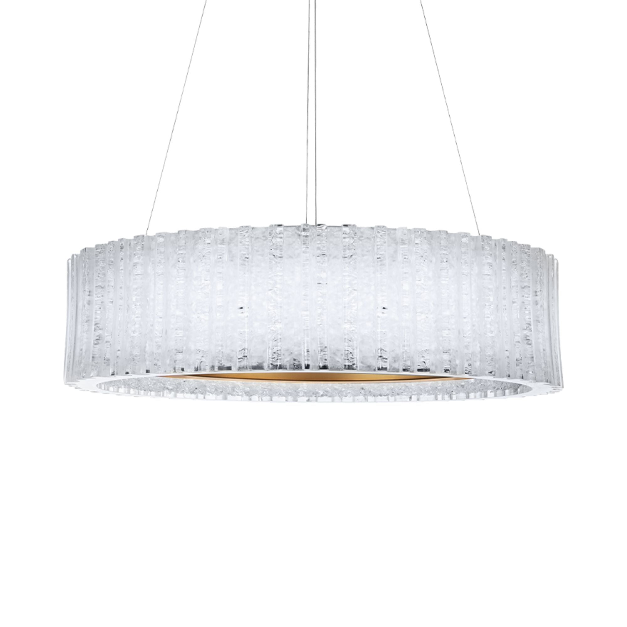 Rhiannon 28" LED Chandelier, Aged Brass Finish - Bees Lighting