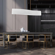 Rhiannon 48" LED Linear Chandelier, Aged Brass Finish - Bees Lighting