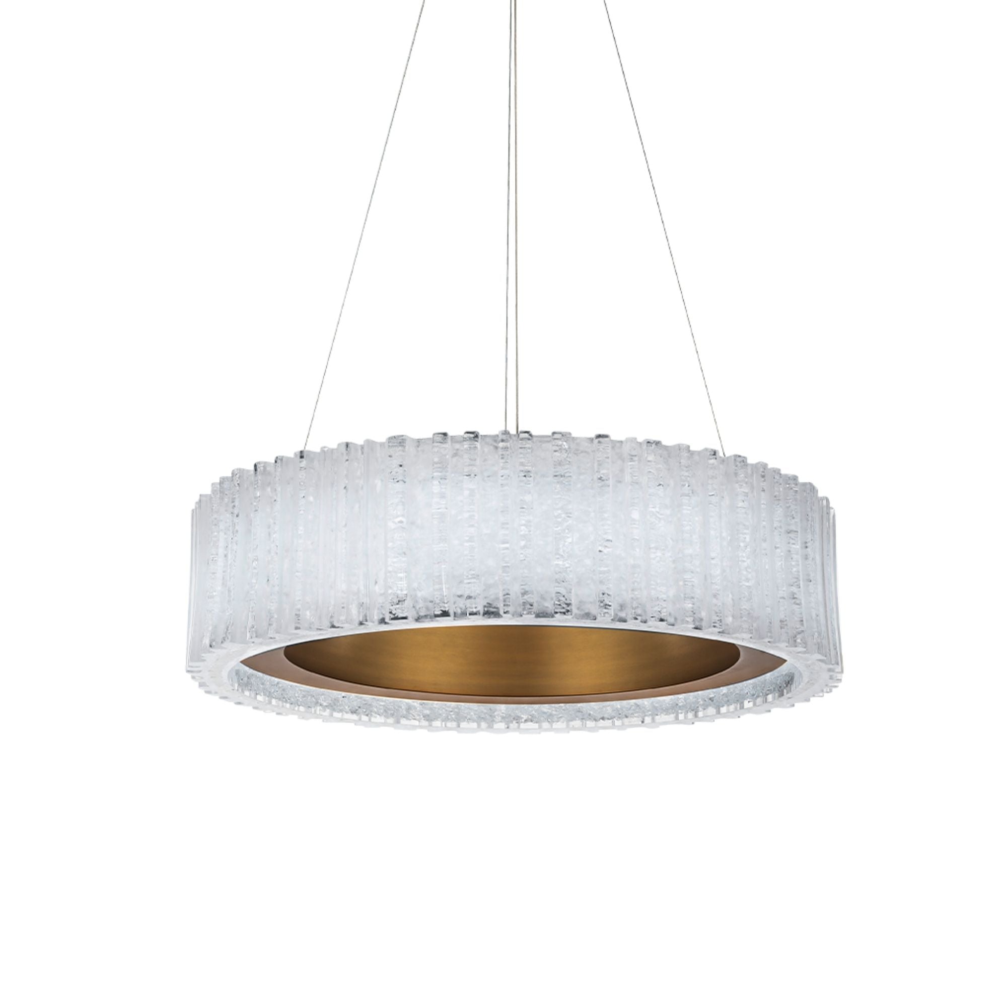 Rhiannon 28 in. LED Pendant Light Brass Finish