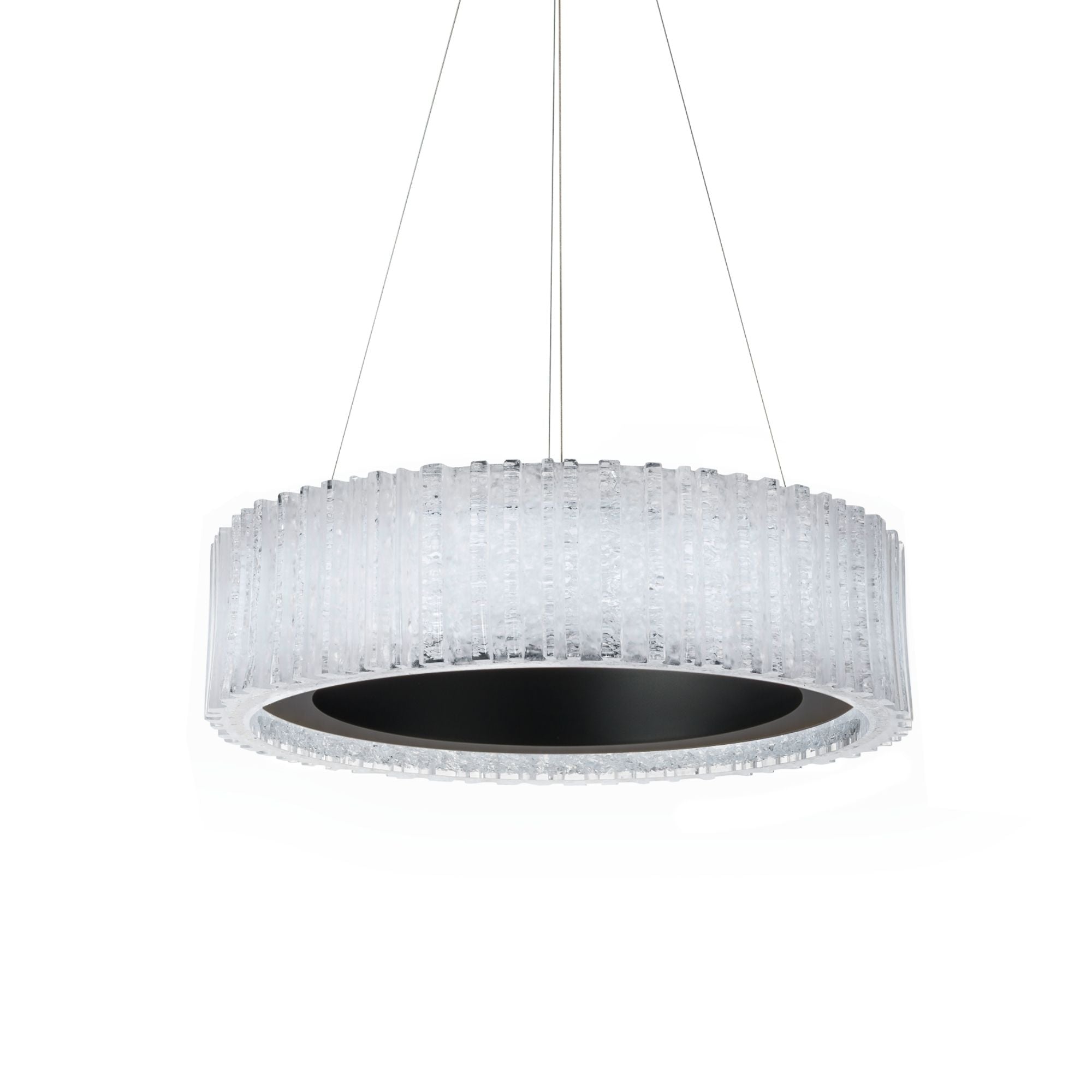 Rhiannon 28 in. LED Pendant Light Black Finish