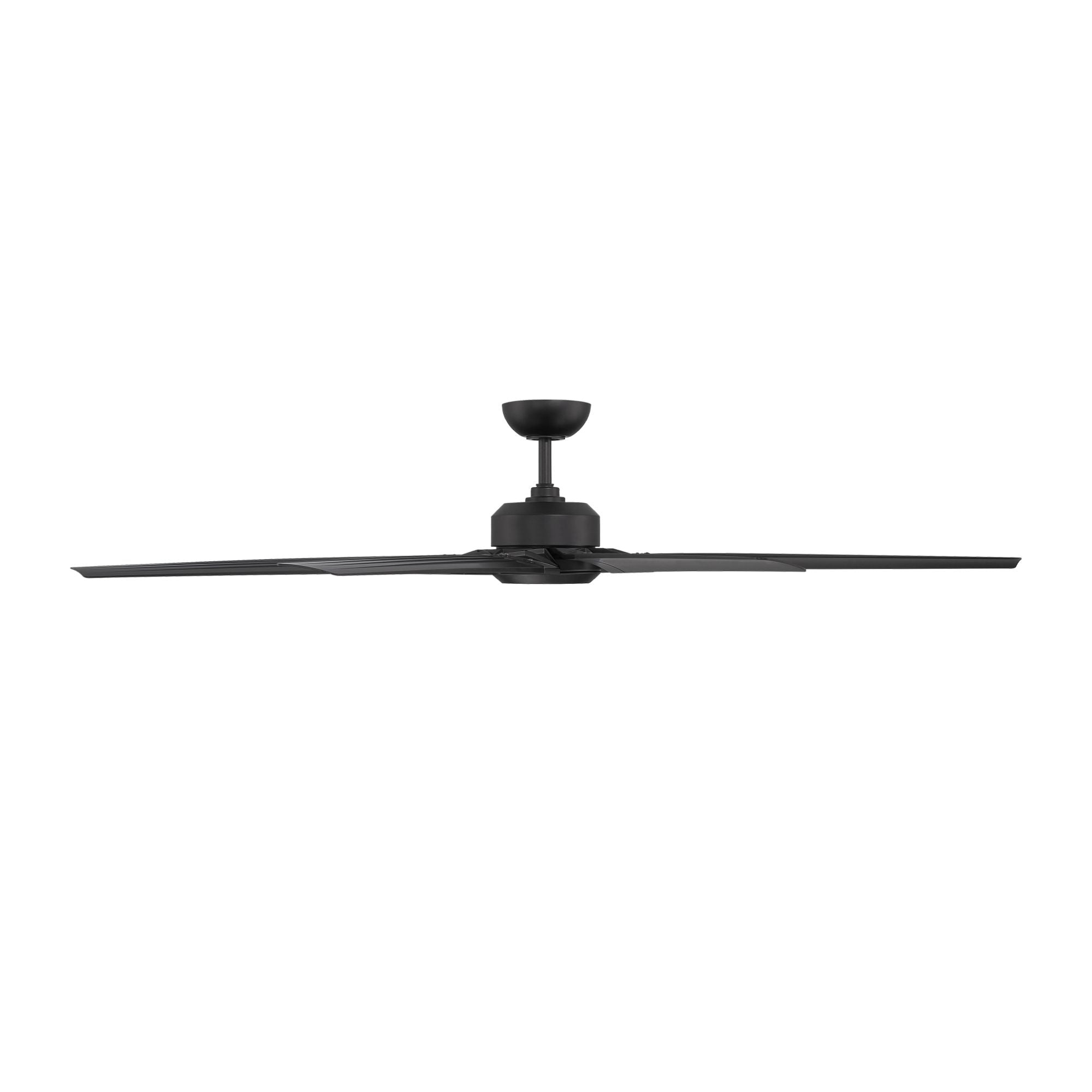 Roboto XL 70" Matte Black Outdoor Ceiling Fan