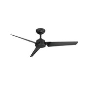Roboto 52" Matte Black Outdoor Ceiling Fan