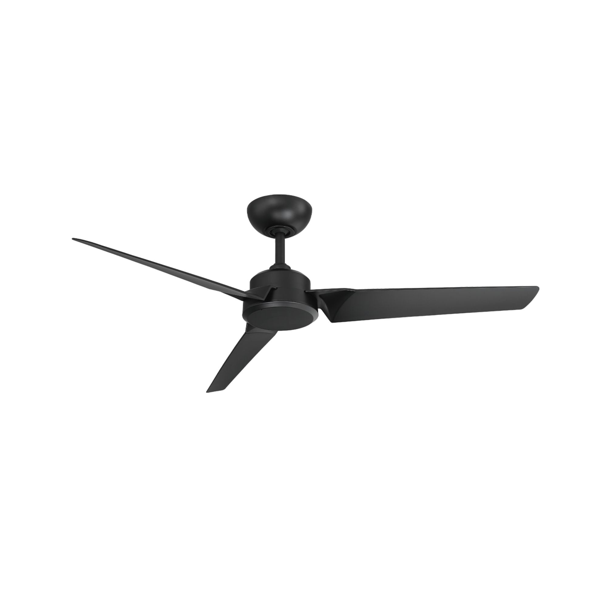 Roboto 52" Matte Black Outdoor Ceiling Fan