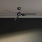Modern Forms - Roboto 52" Matte Black Outdoor Ceiling Fan | Bees Lighting