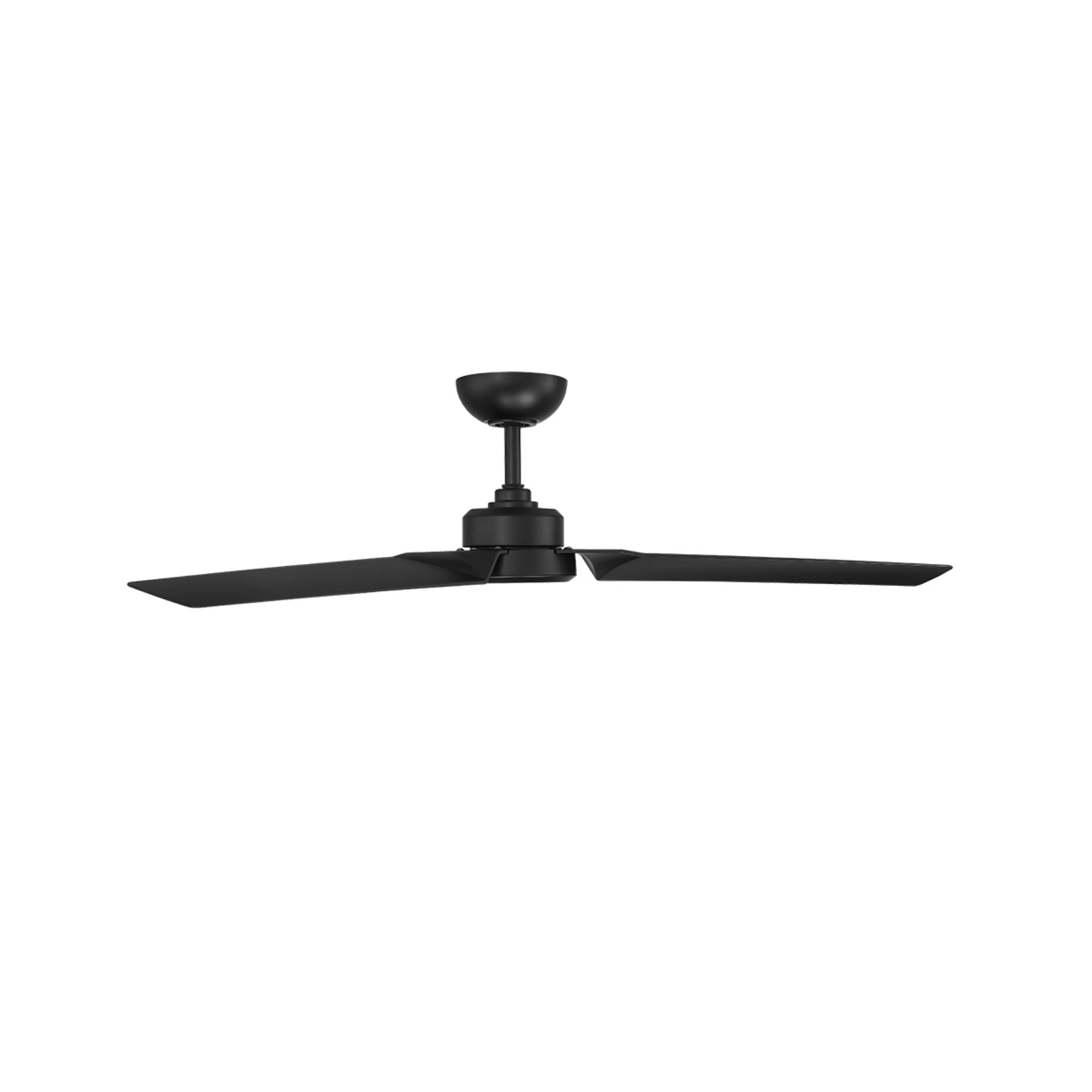 Roboto 52" Matte Black Outdoor Ceiling Fan