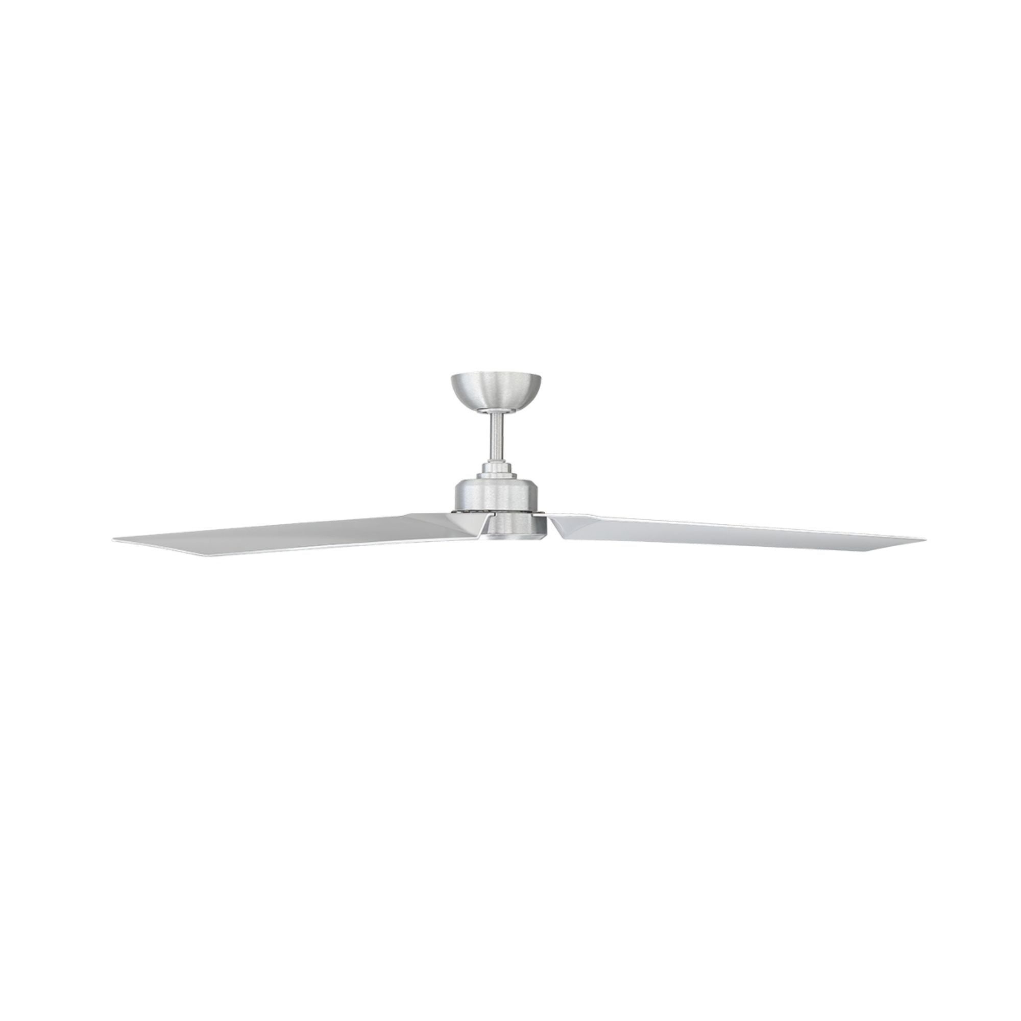 Roboto 62" Brushed Aluminum Outdoor Ceiling Fan