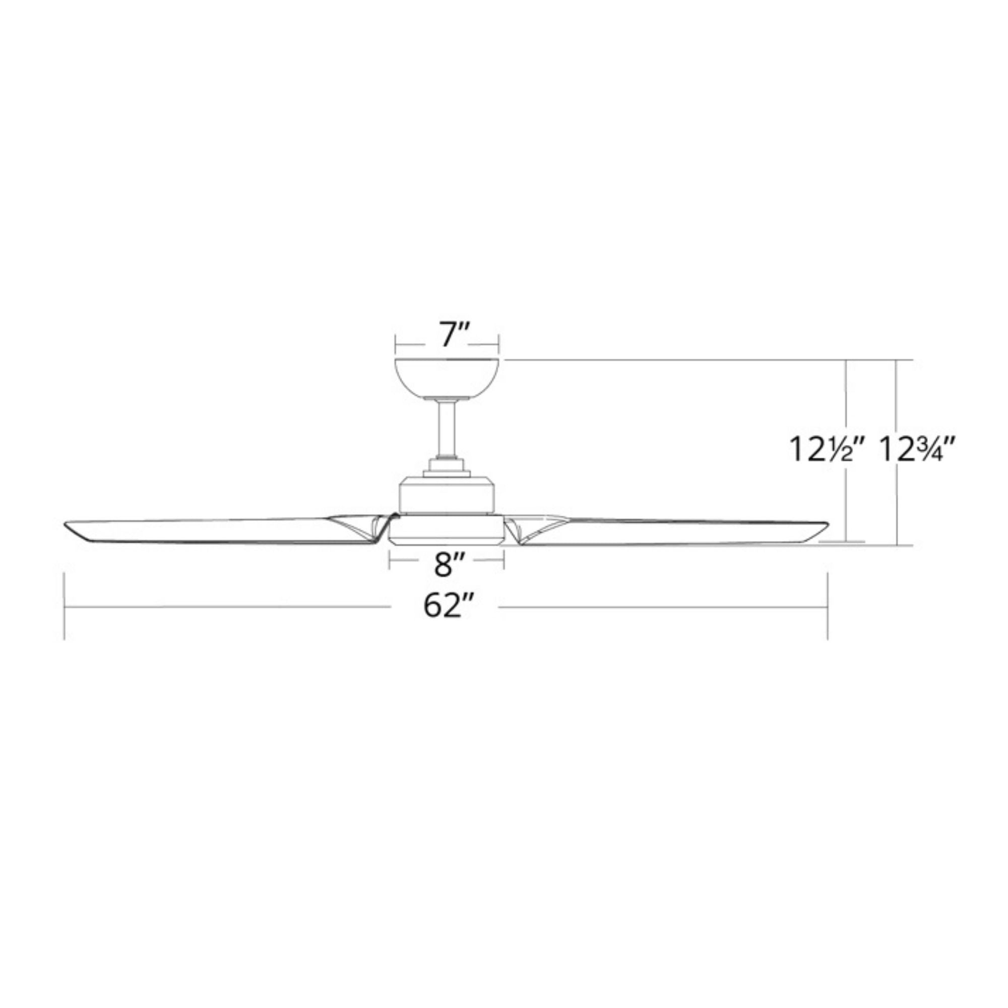 Roboto 62" Brushed Aluminum Outdoor Ceiling Fan