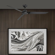 Modern Forms - Roboto 62" Matte Black Outdoor Ceiling Fan | Bees Lighting