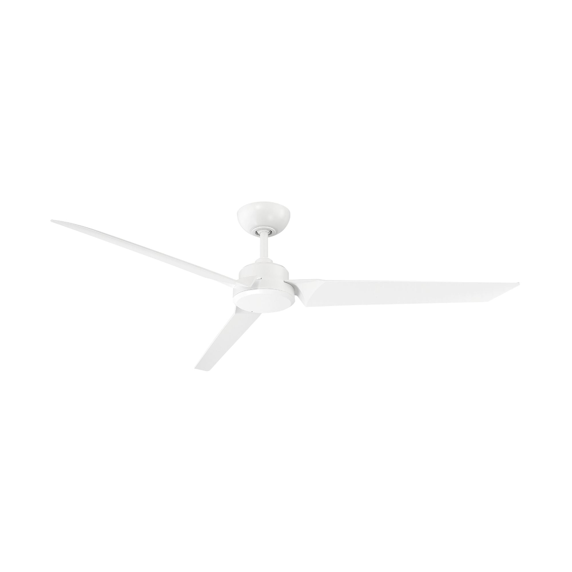 Roboto 62" Matte White Outdoor Ceiling Fan