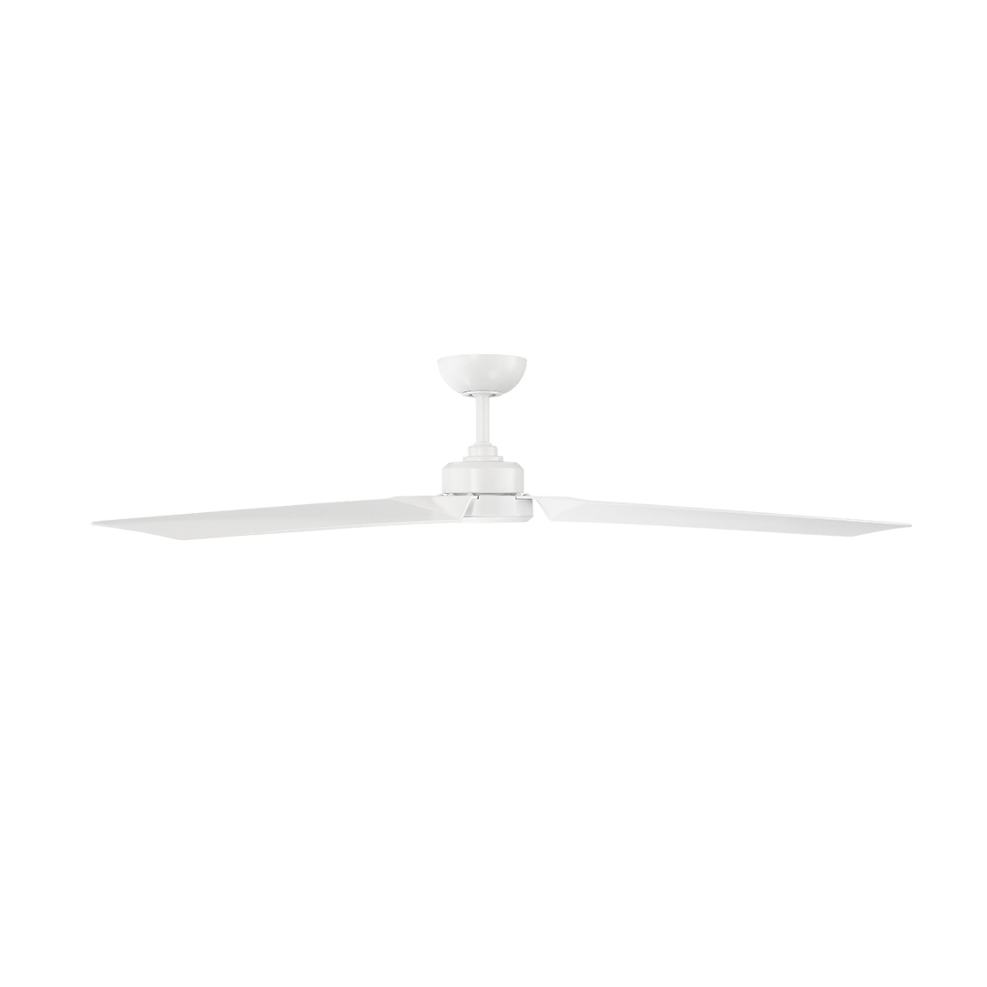 Roboto 62" Matte White Outdoor Ceiling Fan