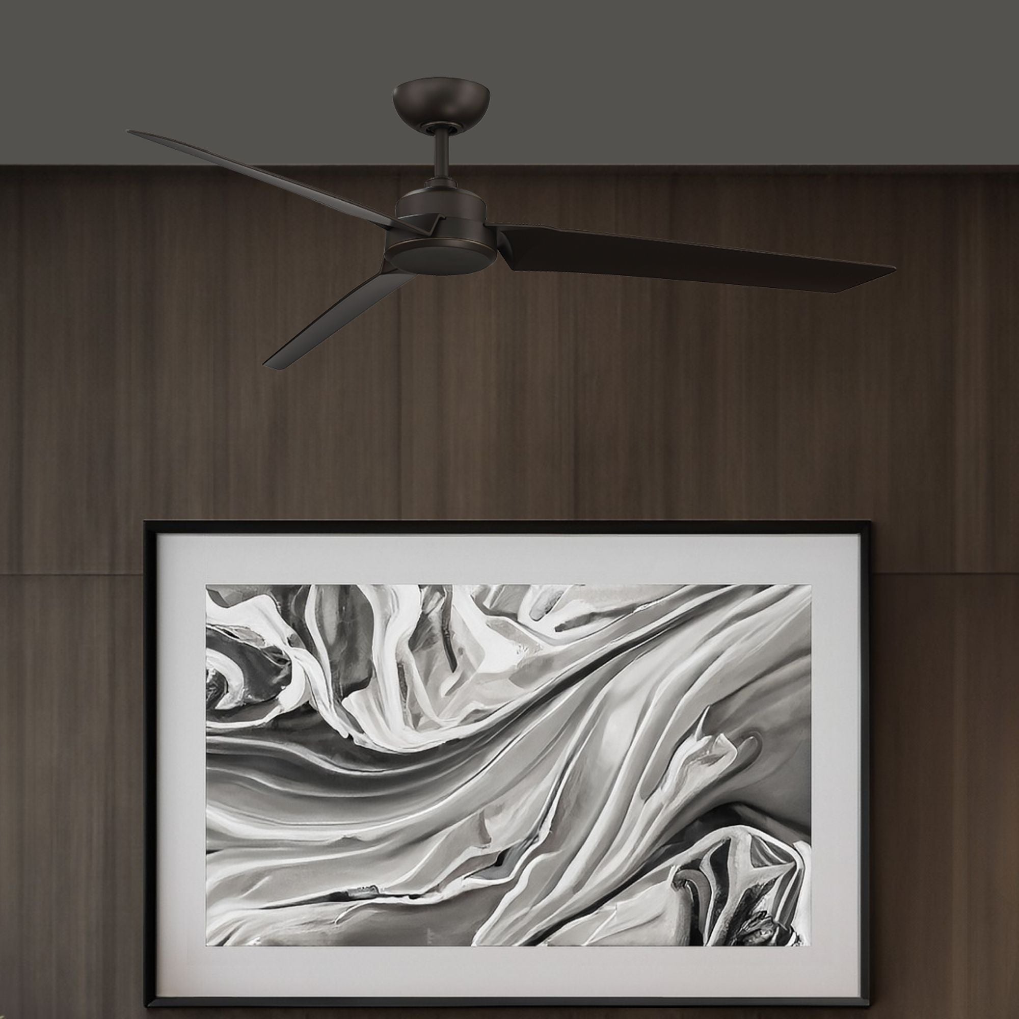 Roboto 62" Oil Rubbed Bronze Outdoor Ceiling Fan