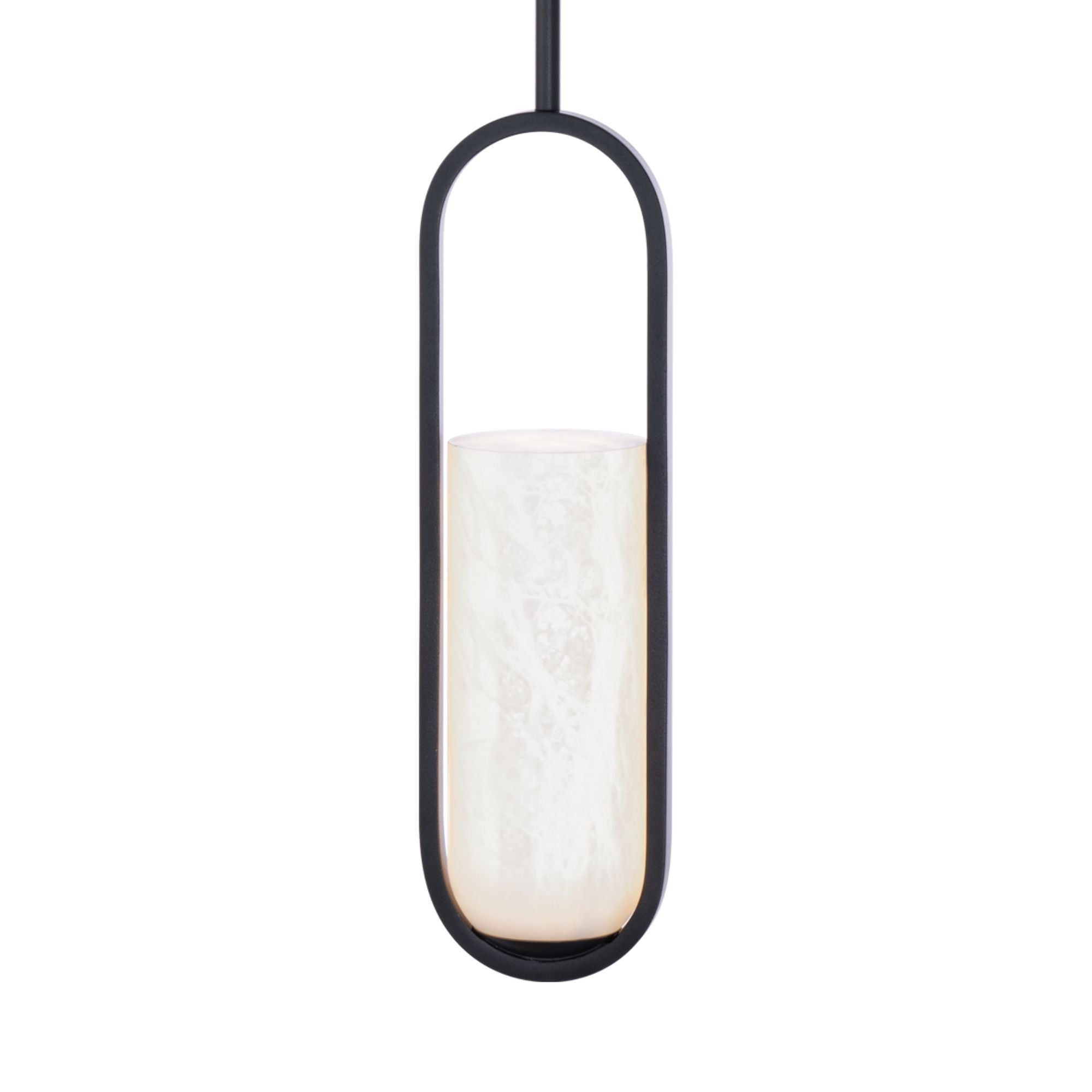 Rollins 16" LED Mini Pendant, Black Finish