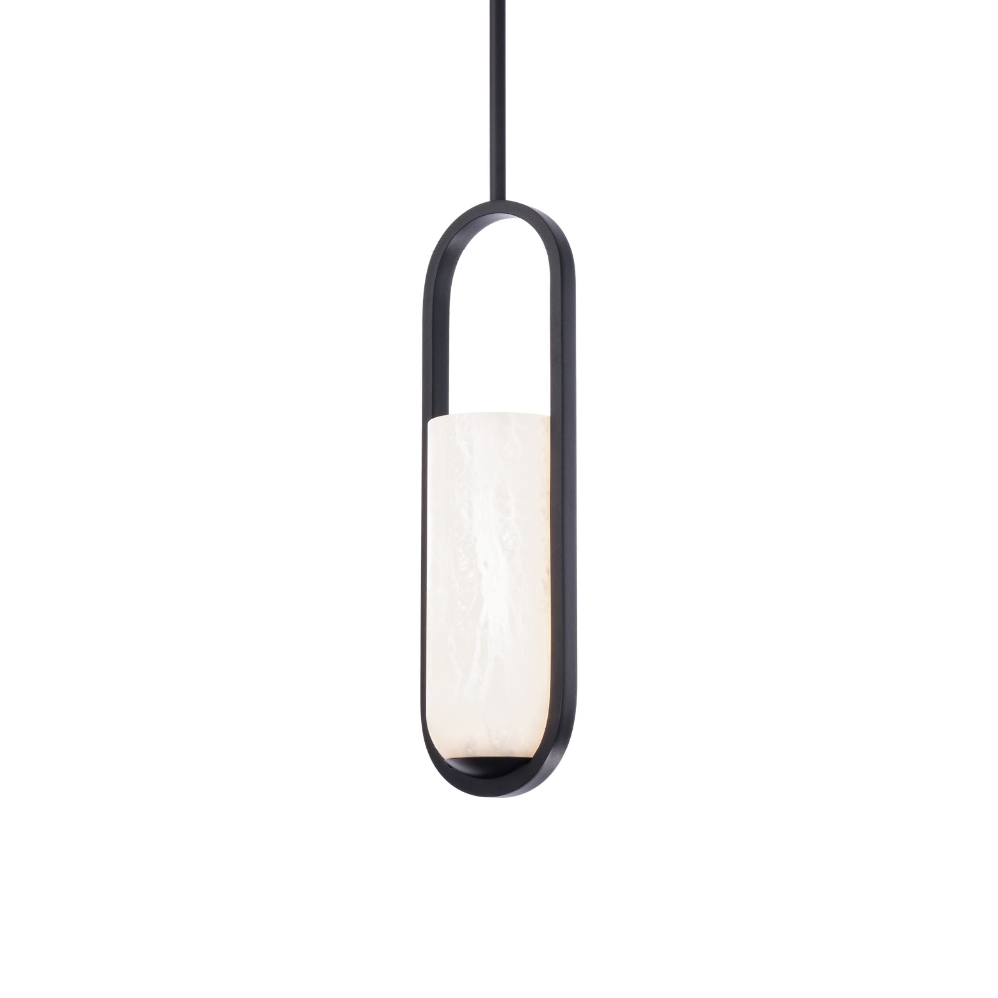 Rollins 16" LED Mini Pendant, Black Finish