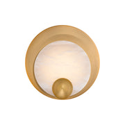 Rowlings 10" LED Wall Sconce, Aged Brass Finish