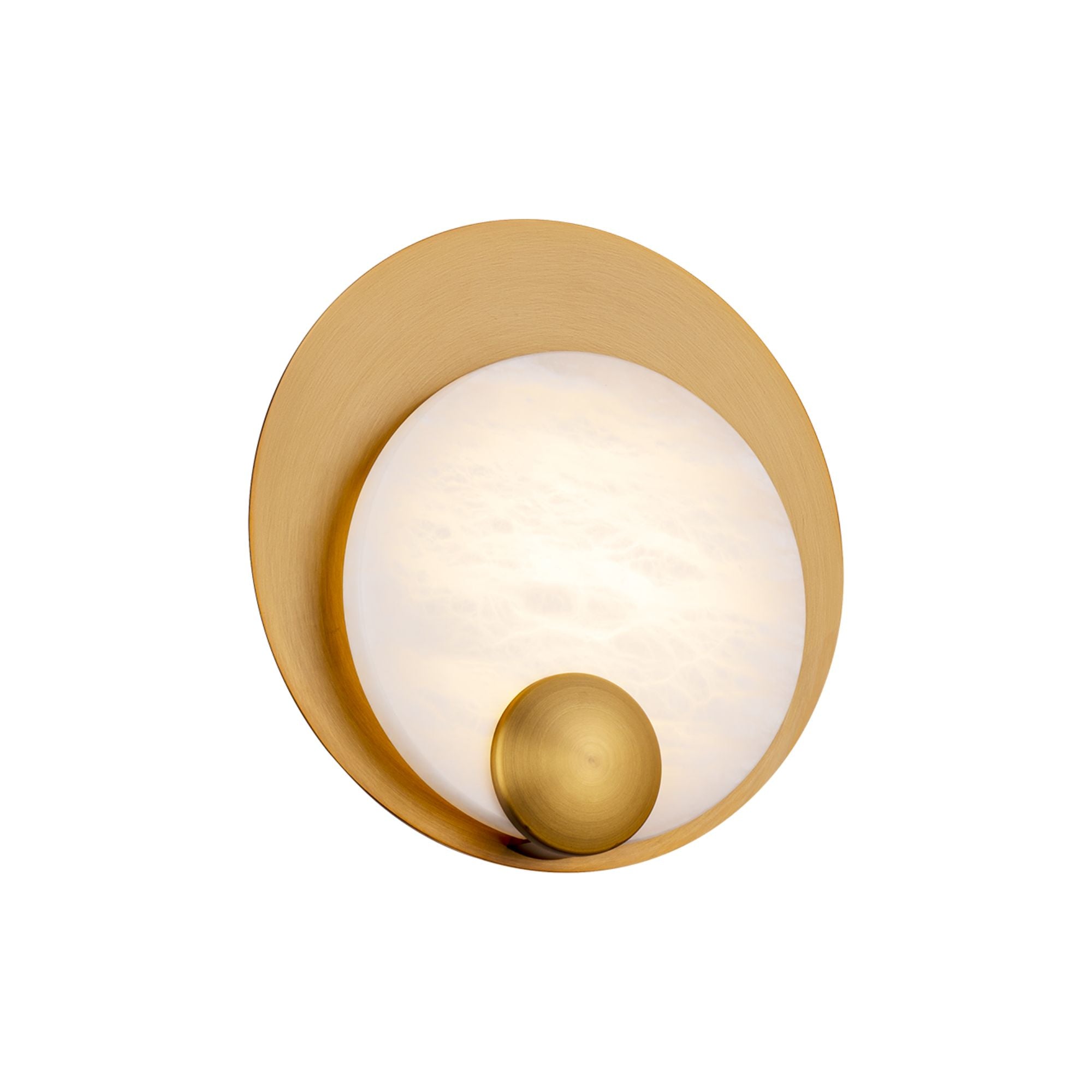 Rowlings 10" LED Wall Sconce, Aged Brass Finish