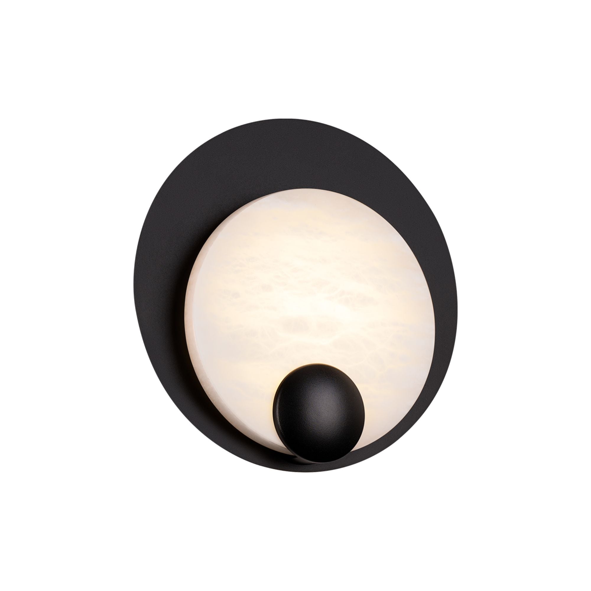 Rowlings 10" LED Wall Sconce, Black Finish