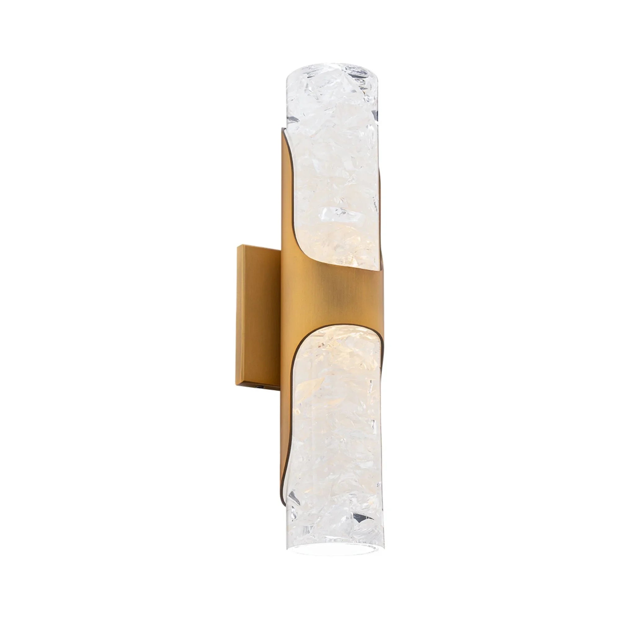 Royce 16" LED Wall Sconce, Aged Brass Finish