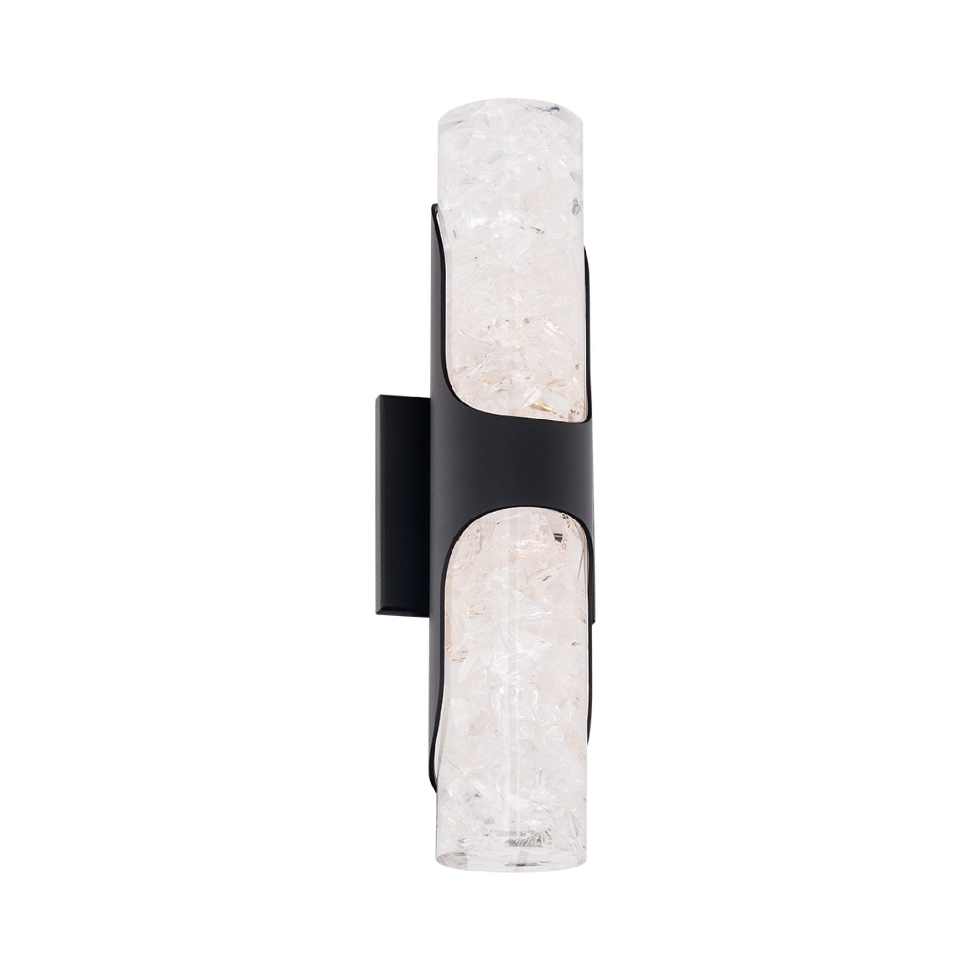 Royce 16" LED Wall Sconce, Black Finish