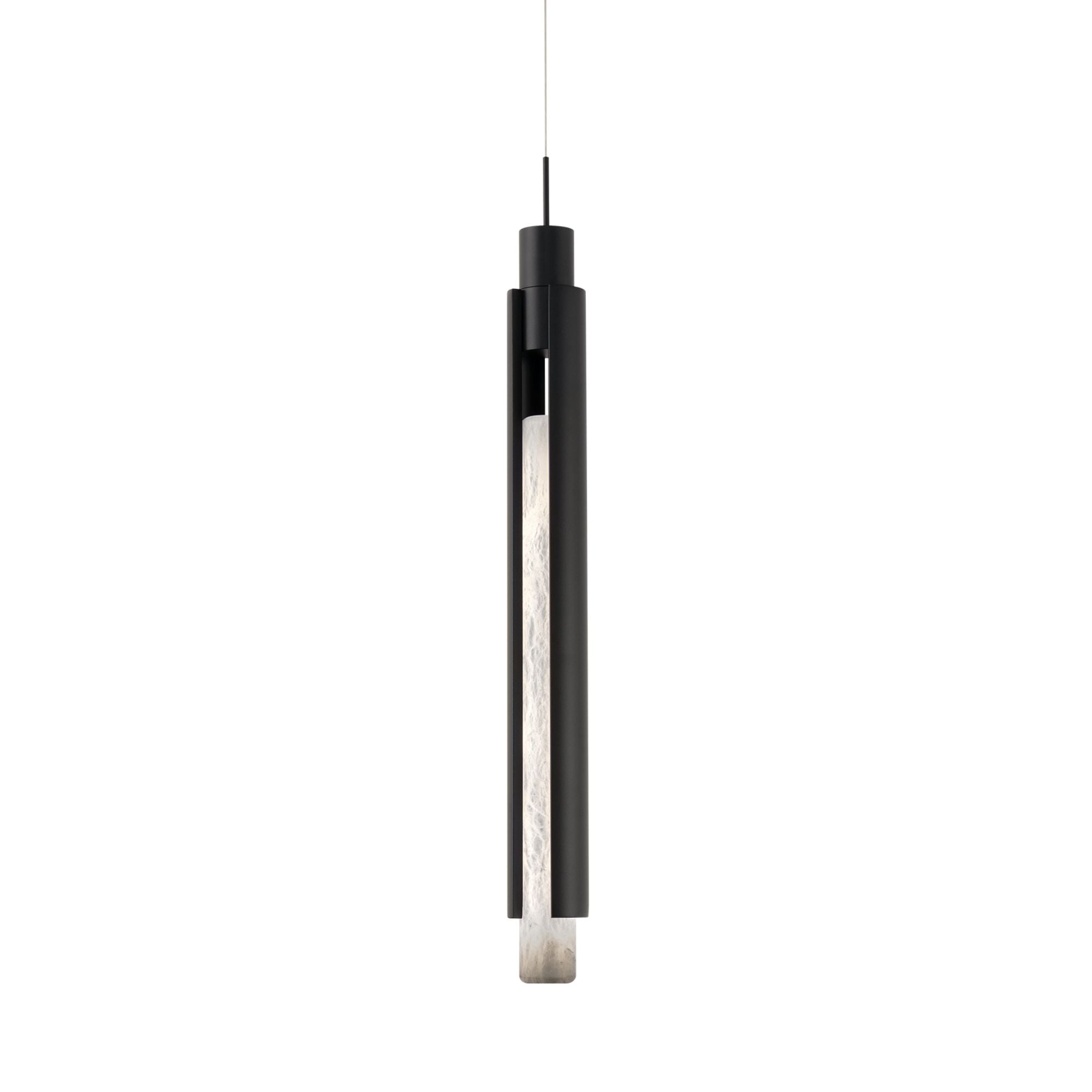 Saber 24" LED Mini Pendant, Black Finish