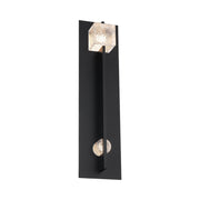 Scepter 22" LED Outdoor Wall Sconce, Black Finish