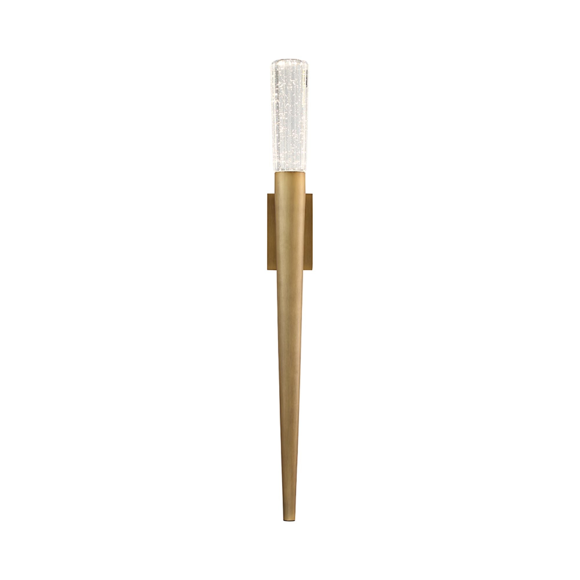 Scepter 30" LED Wall Sconce, Aged Brass Finish