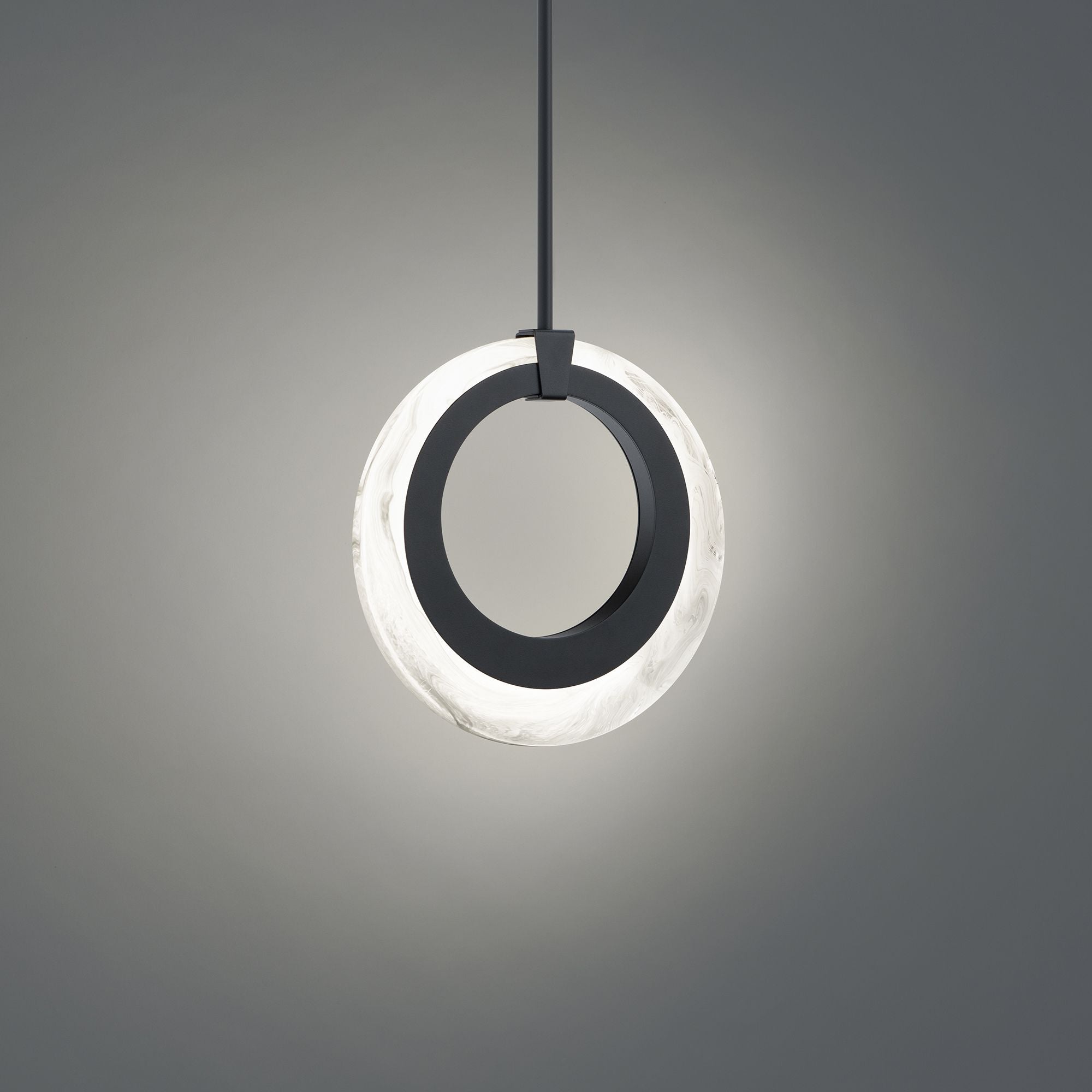 Serenity 10" LED Mini Pendant, Black Finish