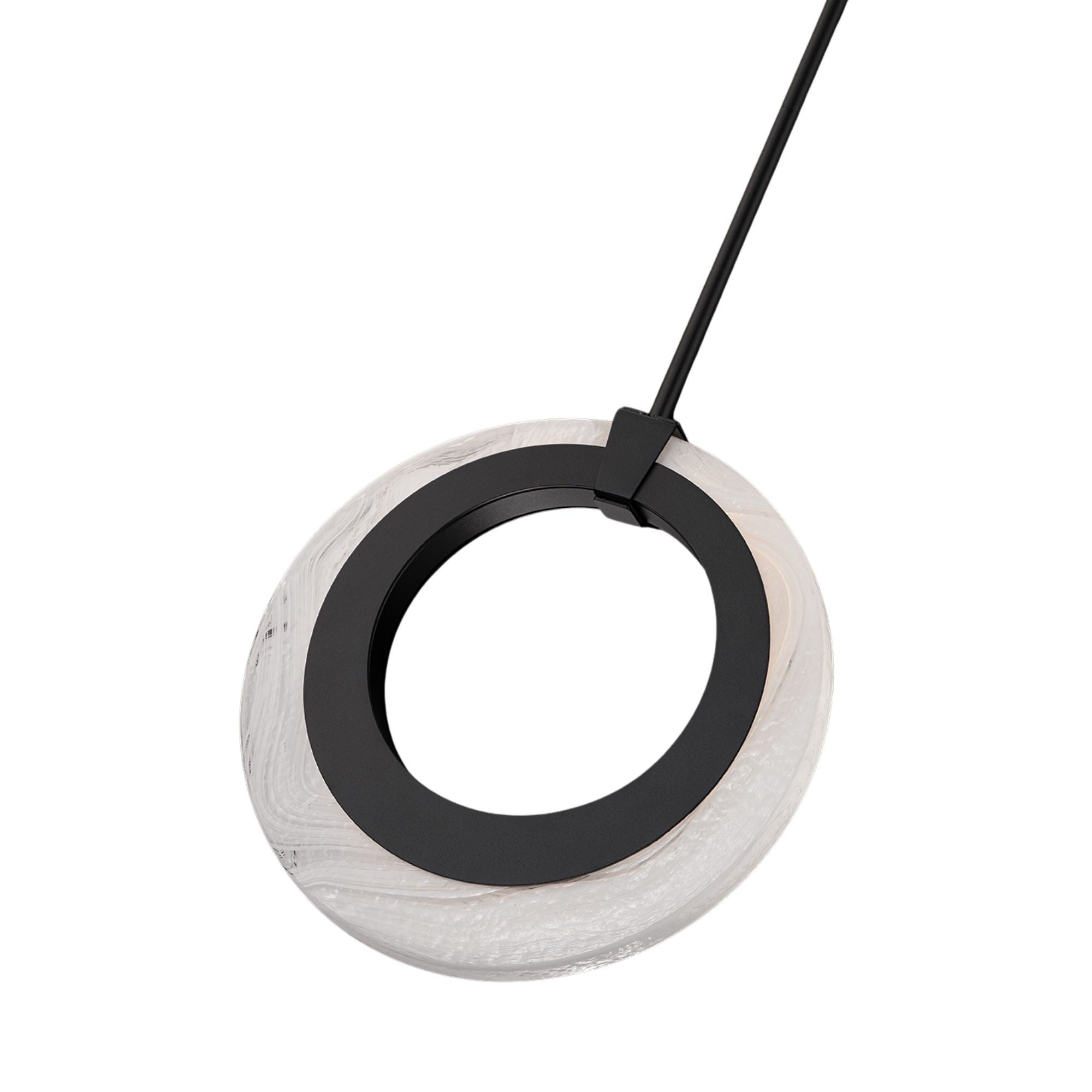Serenity 10" LED Mini Pendant, Black Finish