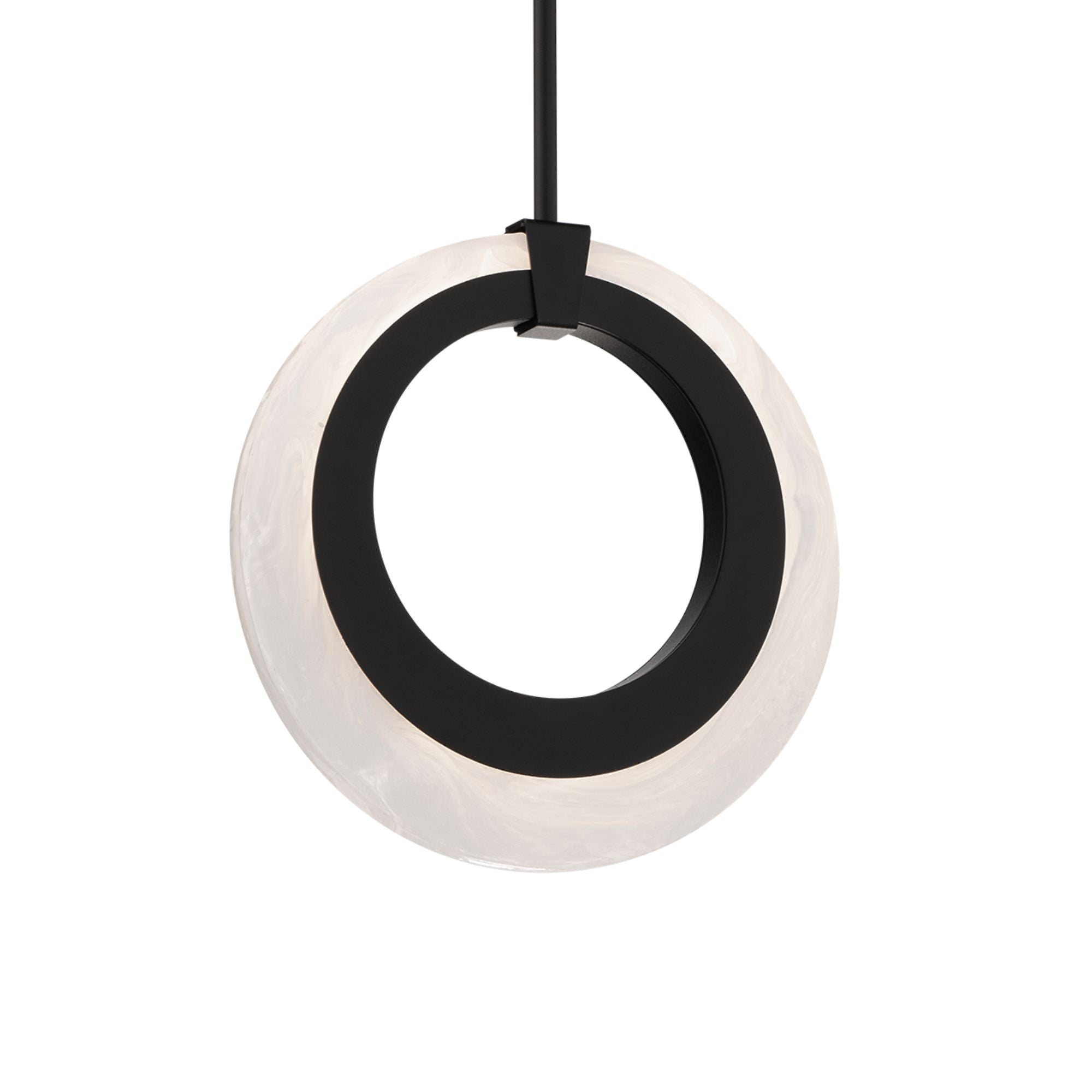 Serenity 10" LED Mini Pendant, Black Finish