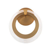 Serenity 11" LED Wall Sconce, Aged Brass Finish - Bees Lighting