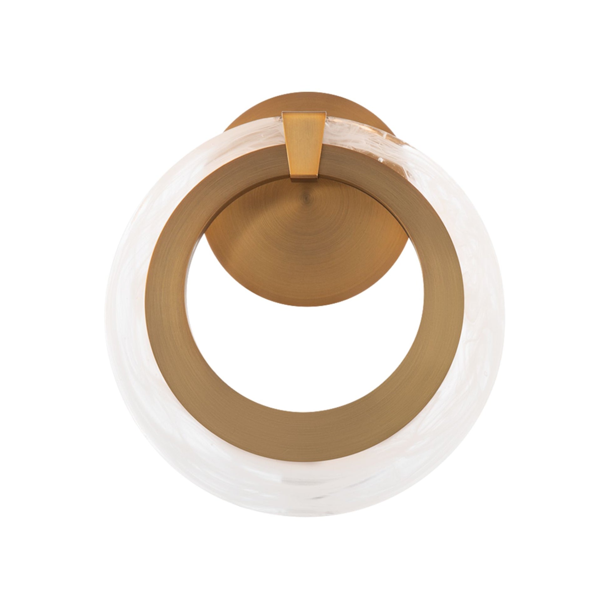 Serenity 11" LED Wall Sconce, Aged Brass Finish - Bees Lighting
