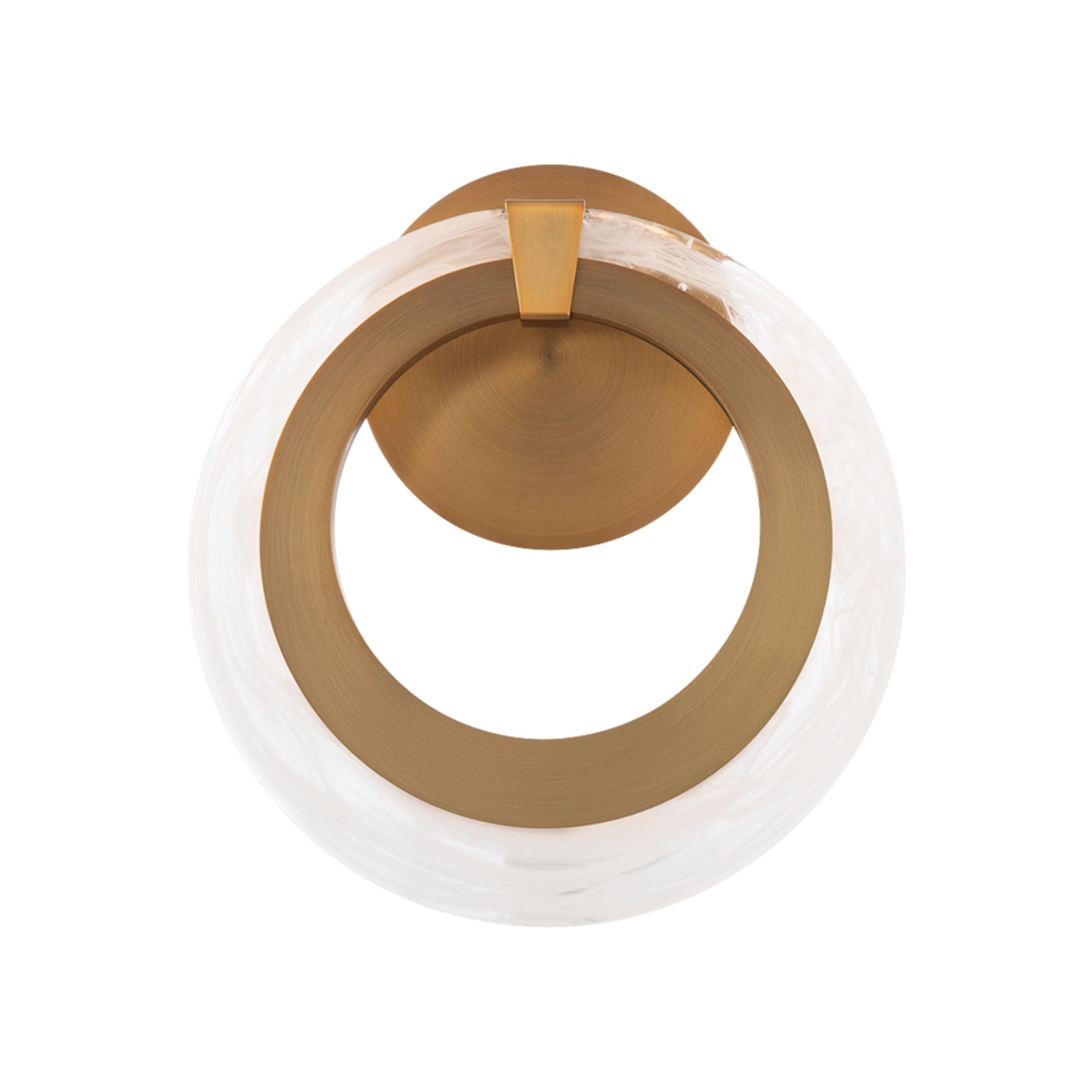 Serenity 11" LED Wall Sconce, Aged Brass Finish - Bees Lighting